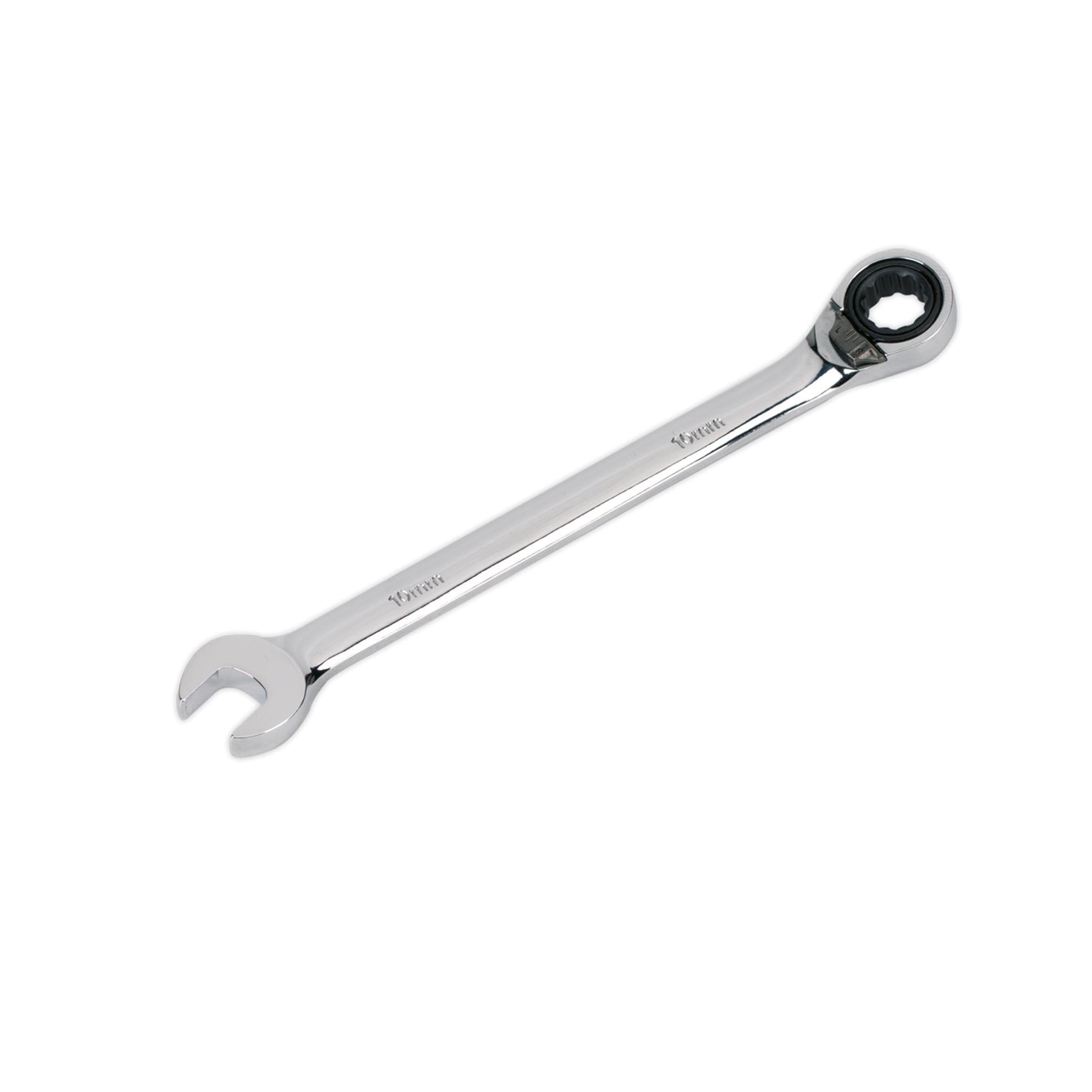 Sealey Reversible Ratchet Combination Spanner 10mm