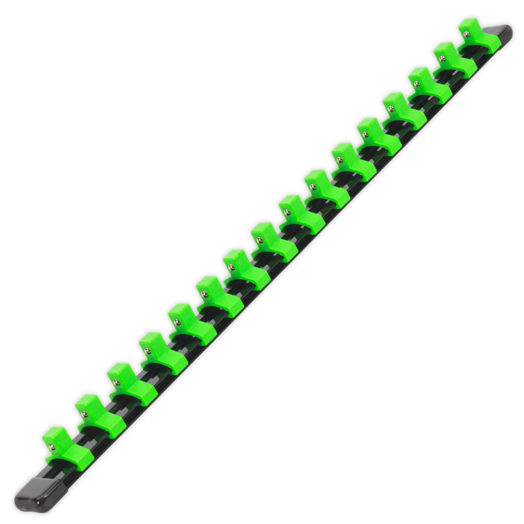 Sealey Socket Retaining Rail with 16 Clips 3/8"Sq Drive