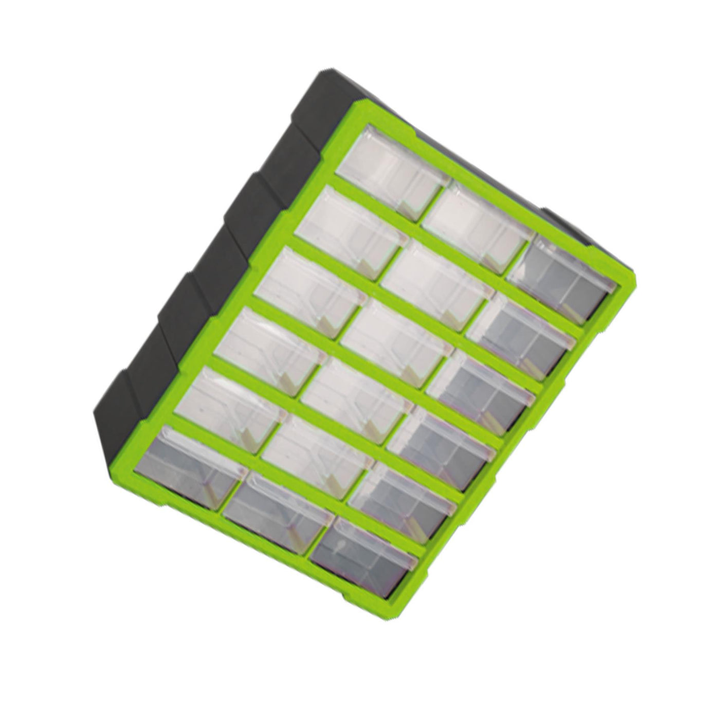 Sealey Cabinet Box 18 Drawer - Hi-Vis Green/Black