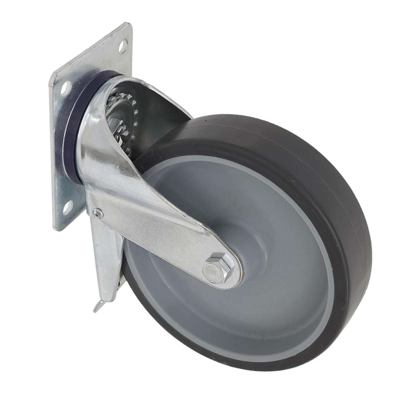 Sealey Medium-Duty Swivel Castor Wheel with Total Lock 75mm