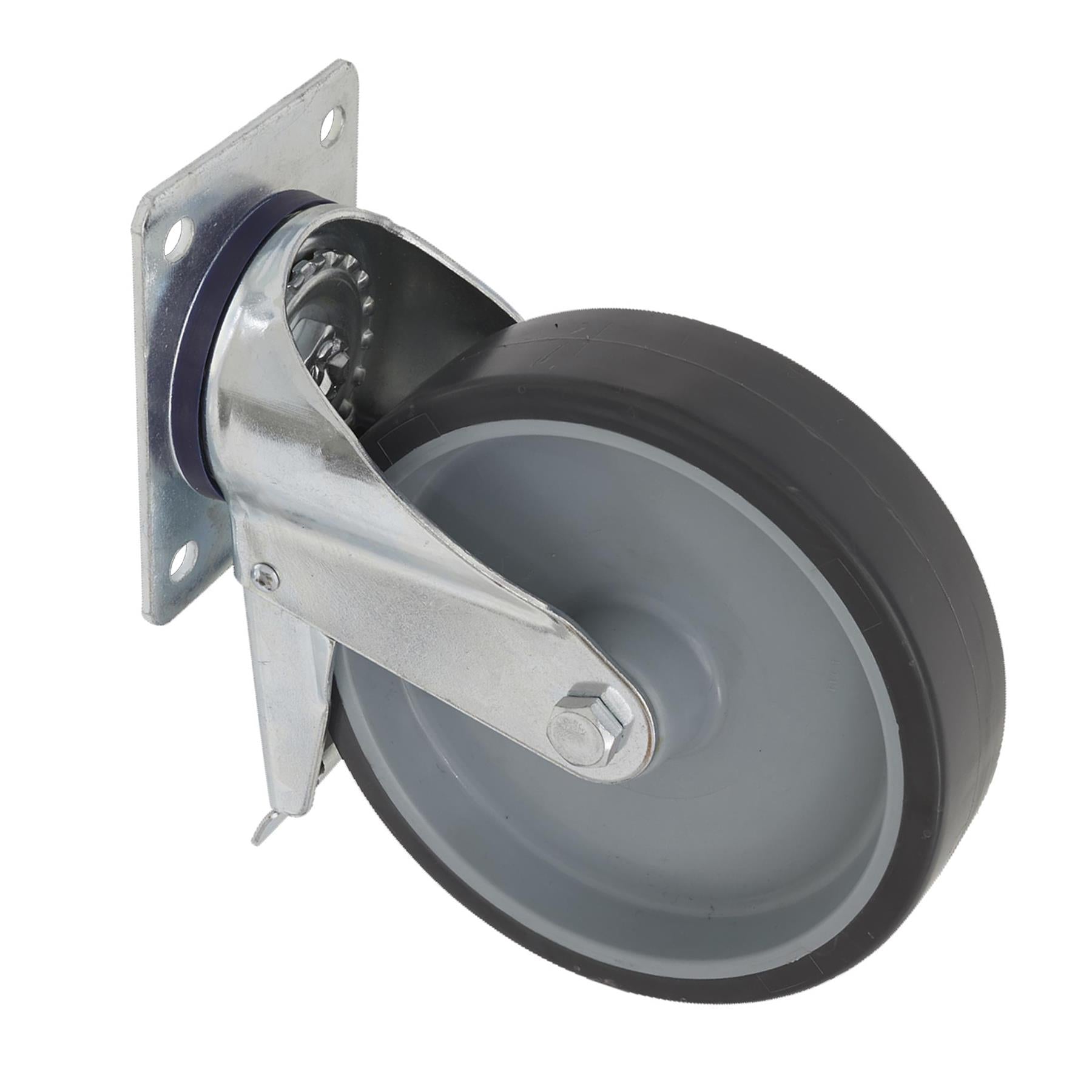 Sealey Medium-Duty Swivel Castor Wheel with Total Lock 75mm