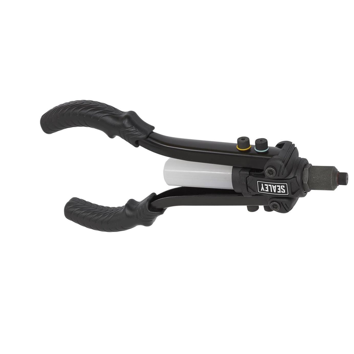 Sealey Short-Arm/Compact Riviter With Collection Bowl Heavy Duty Gun/Tool