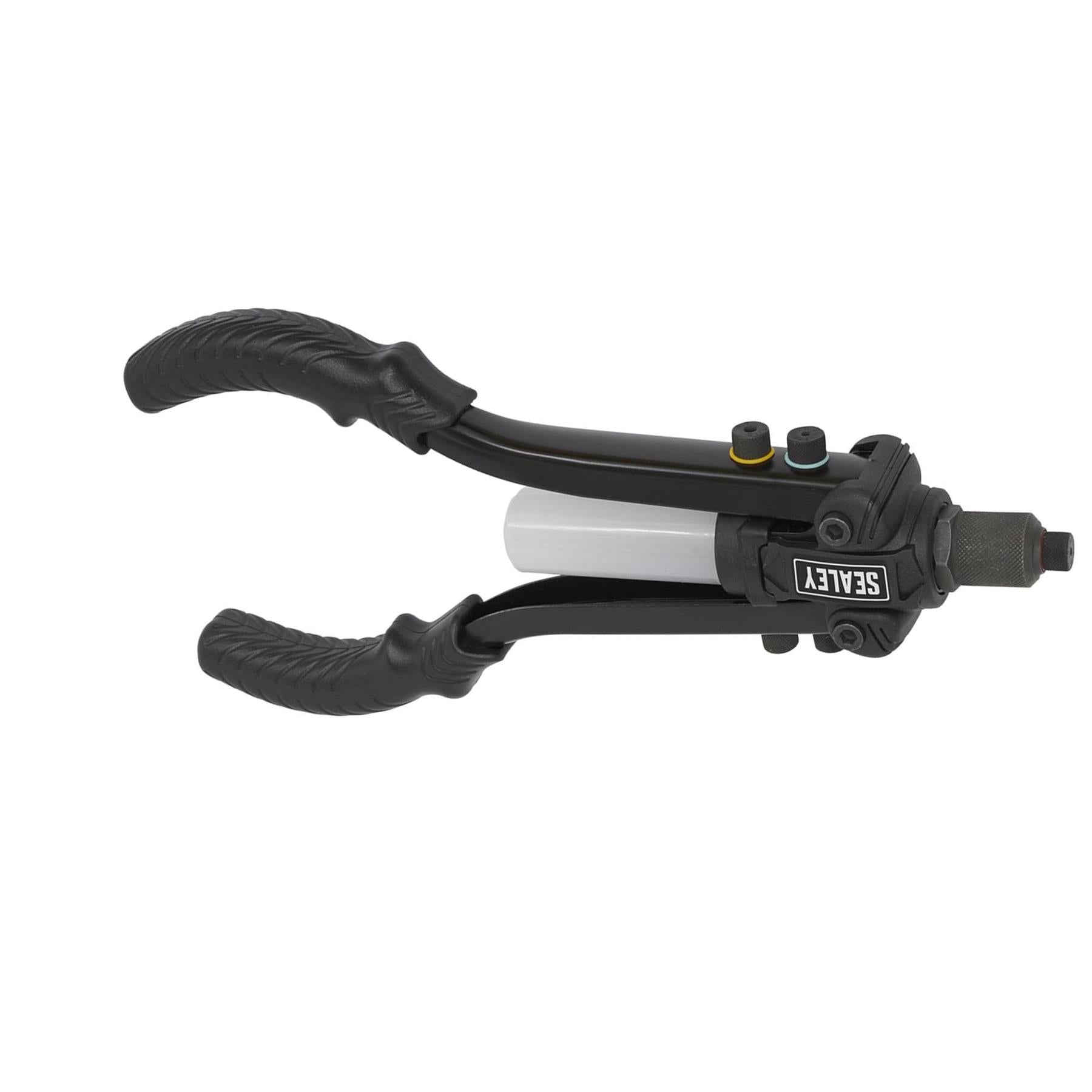 Sealey Short-Arm/Compact Riviter With Collection Bowl Heavy Duty Gun/Tool