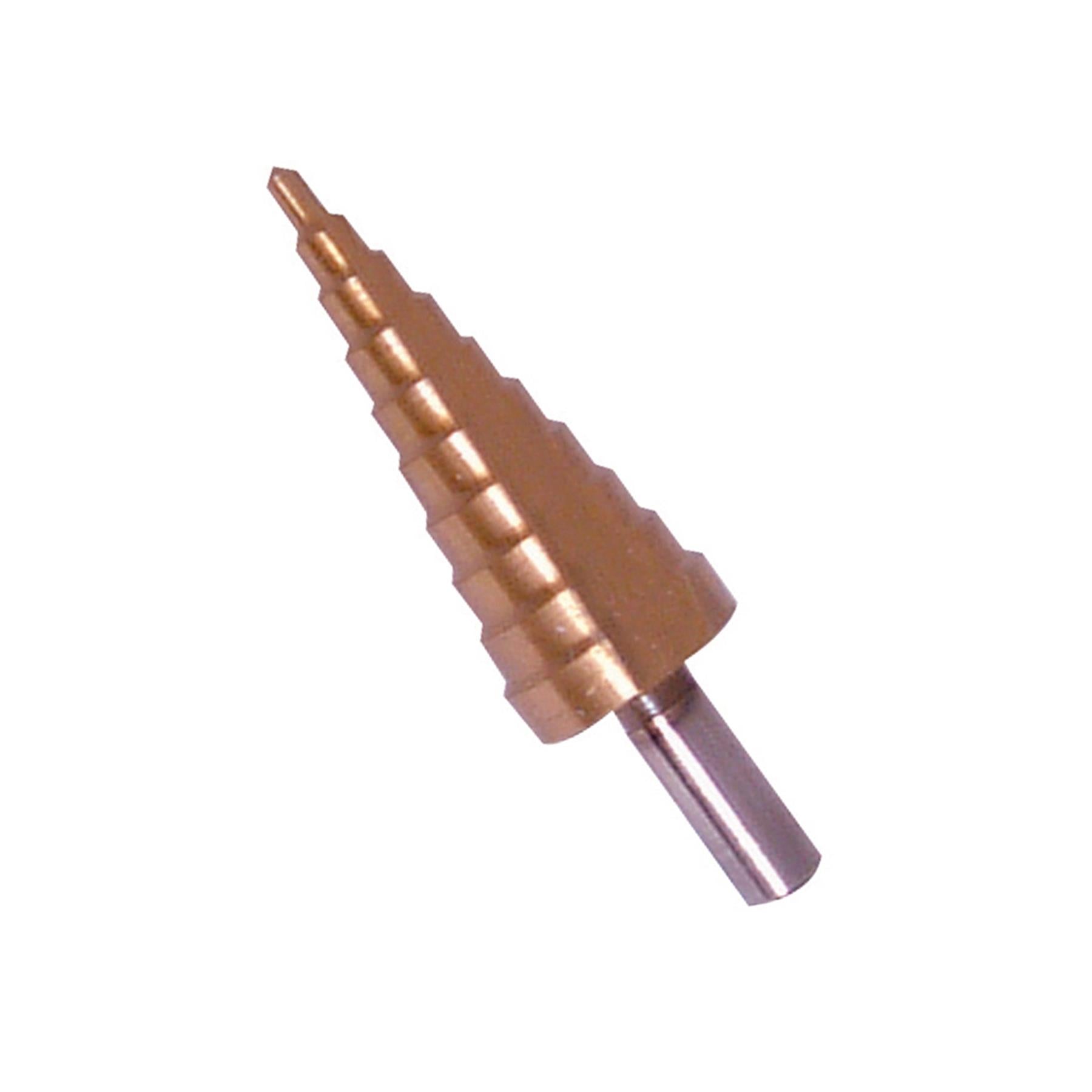 Titanium-Coated Hss Step Drill Bit 4mm - 22mm DIY Tools Produces Accurate Holes