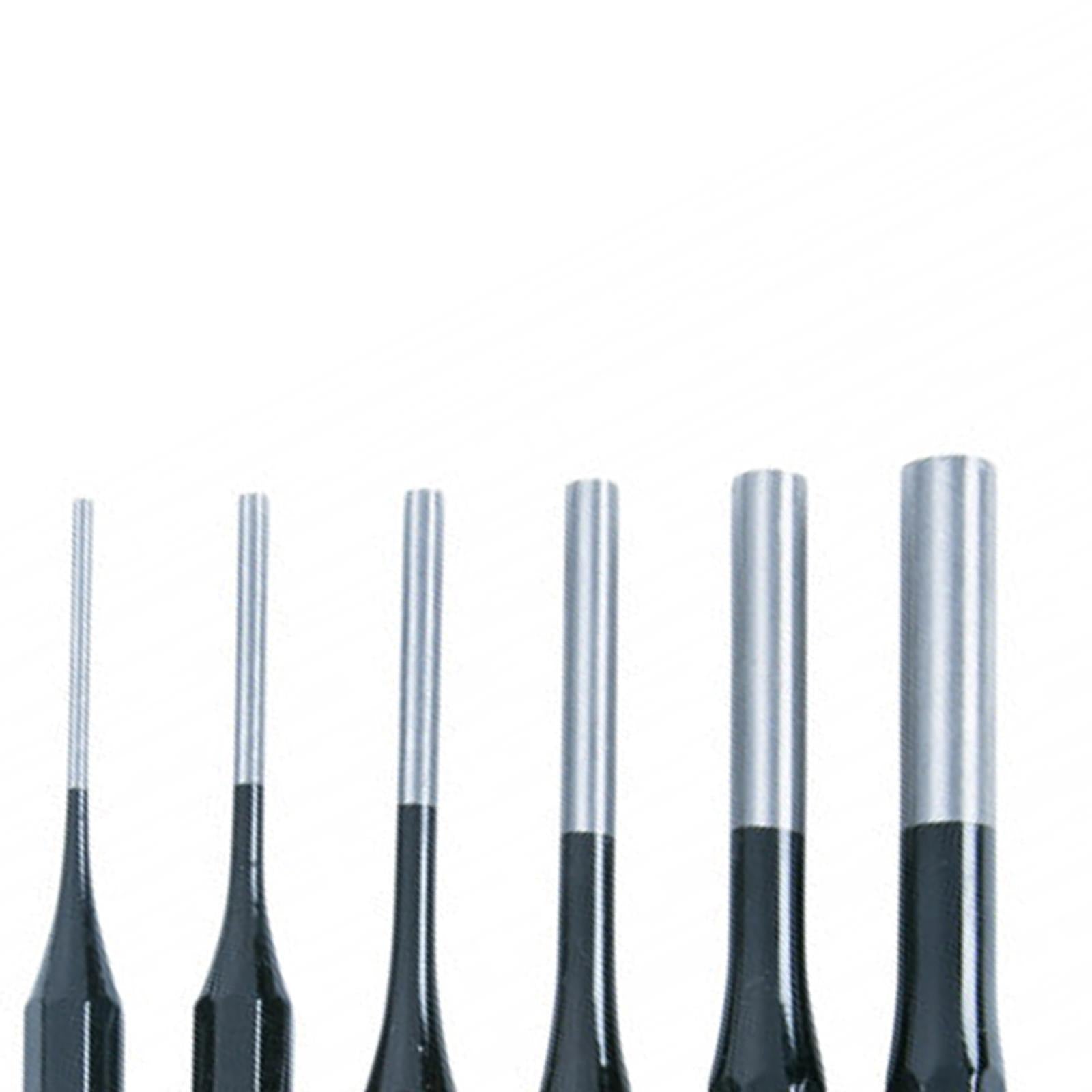 BlueSpot Pin Punch Set 6pce Hand Tools Mechanical Metal Holes Drill Punches New