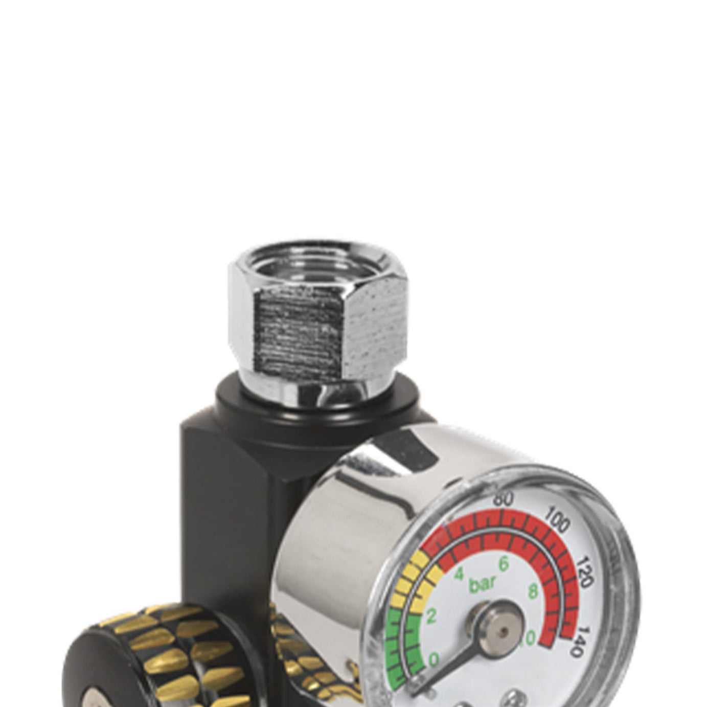 Sealey On-Gun Air Pressure Regulator/Gauge