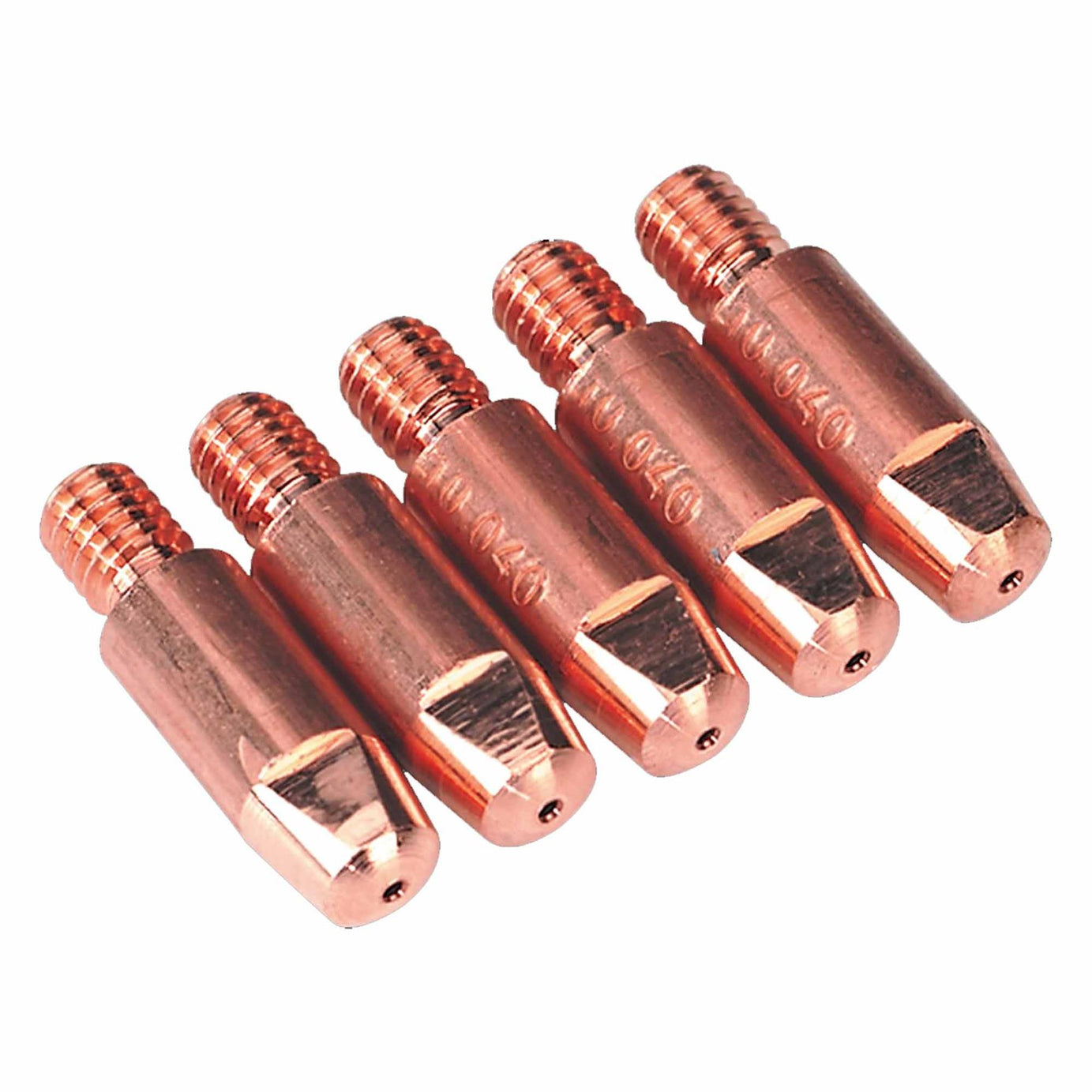 Contact Tip 1mm Aluminium MB25/36 Pack of 5. Sealey