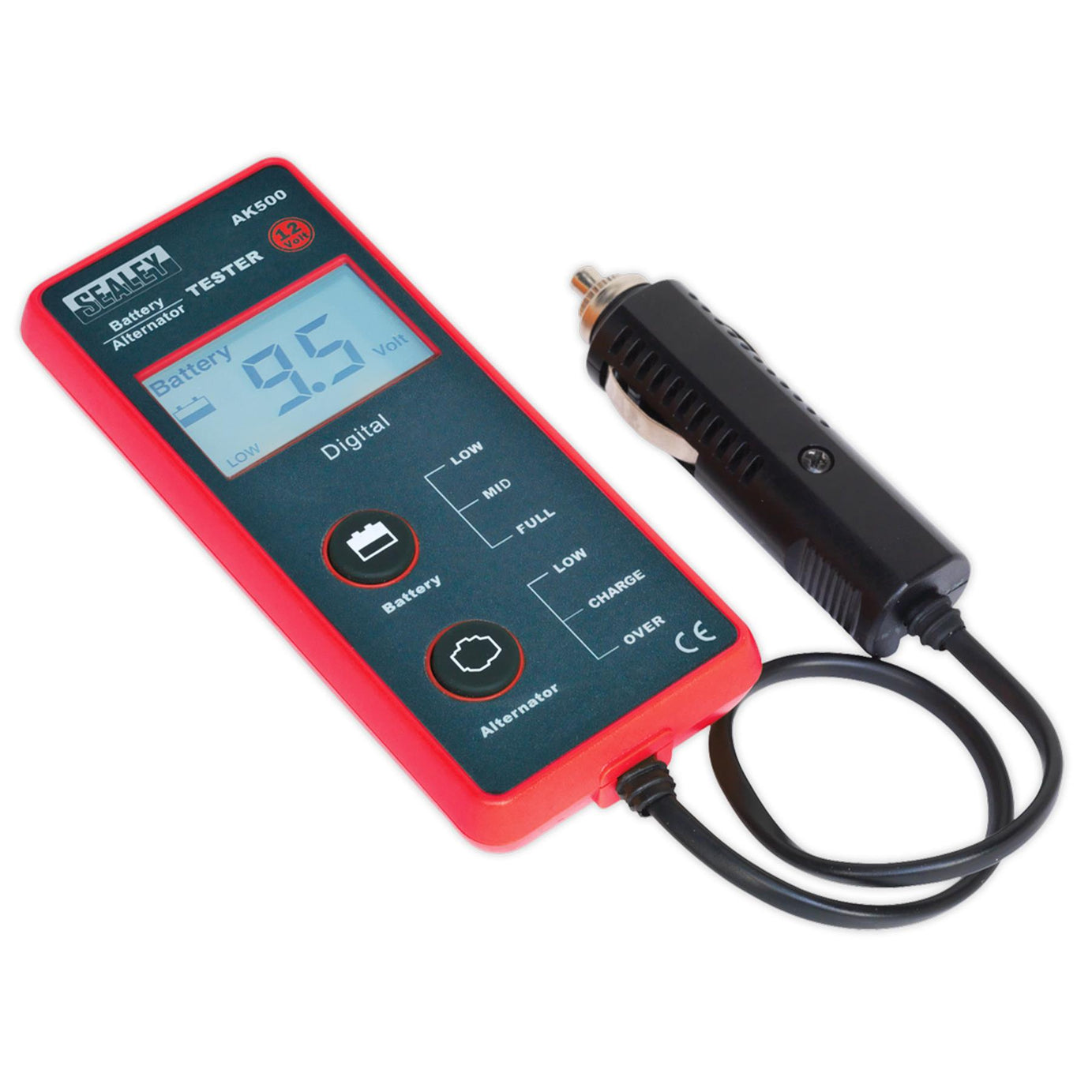 Sealey Car Van Battery Alternator Tester 12 Volt LCD Screen