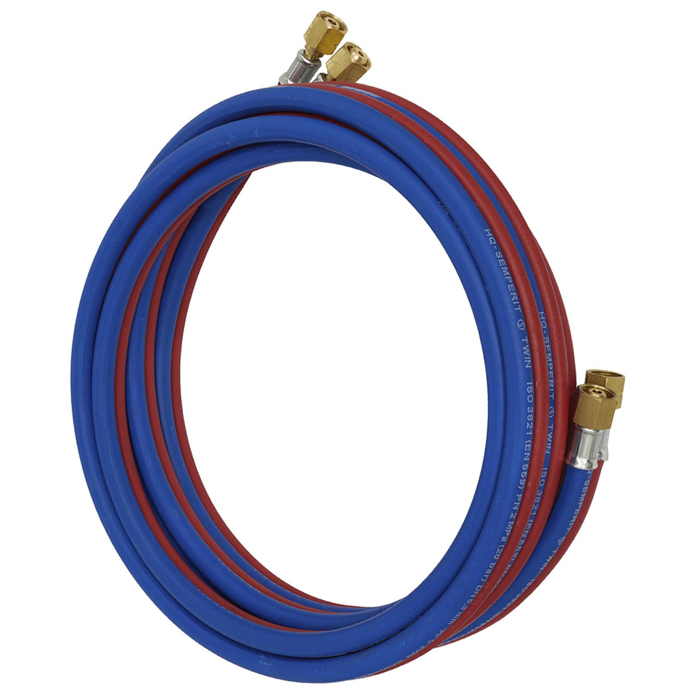 Sealey Twin Rubber Hose Set Oxyacetylene 5m