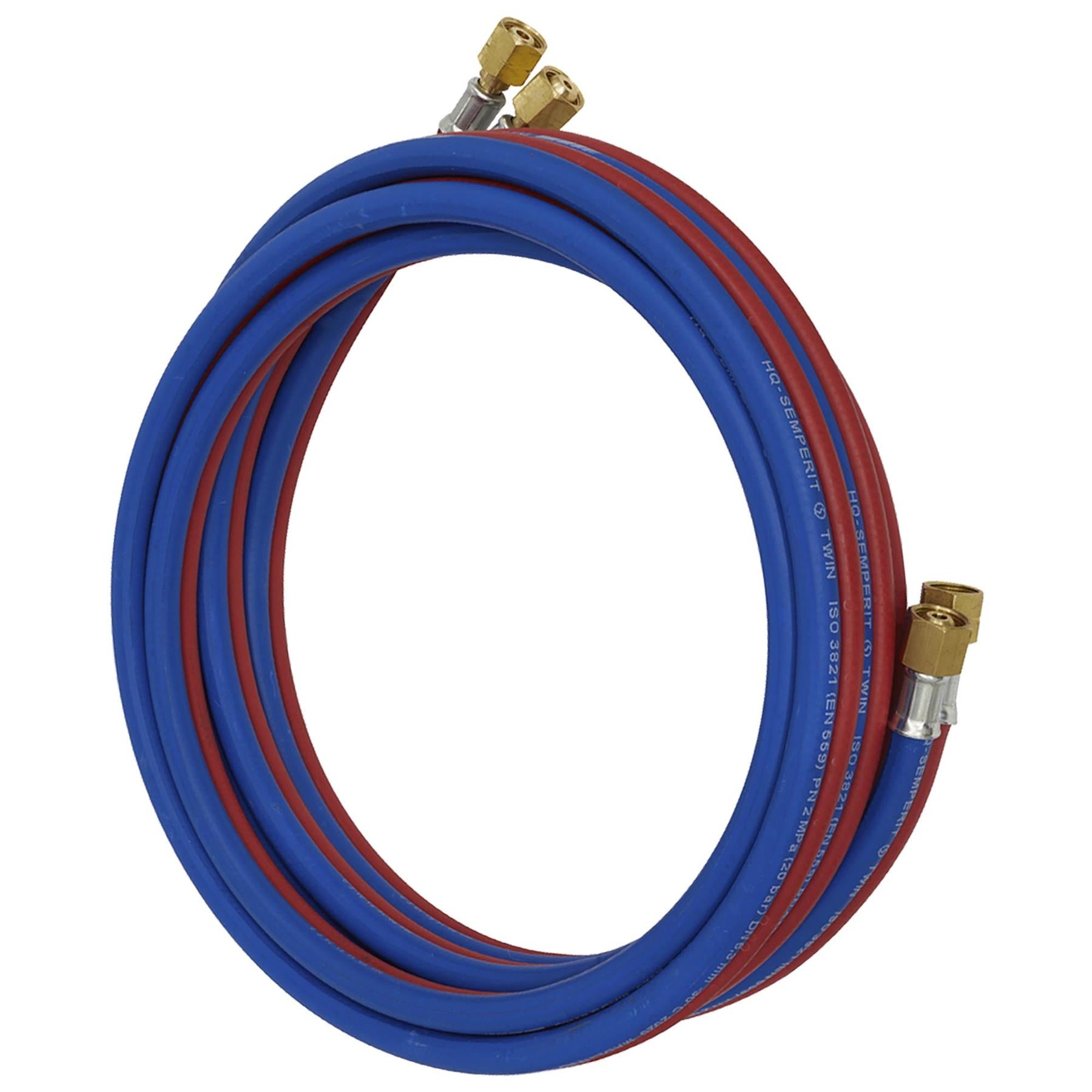 Sealey Twin Rubber Hose Set Oxyacetylene 5m