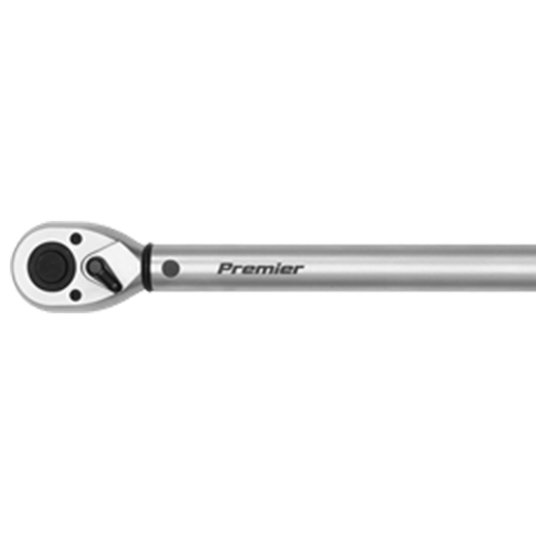Sealey Tool RED Torque Wrench Micrometer Style 1/2" 40-220Nm Calibrated