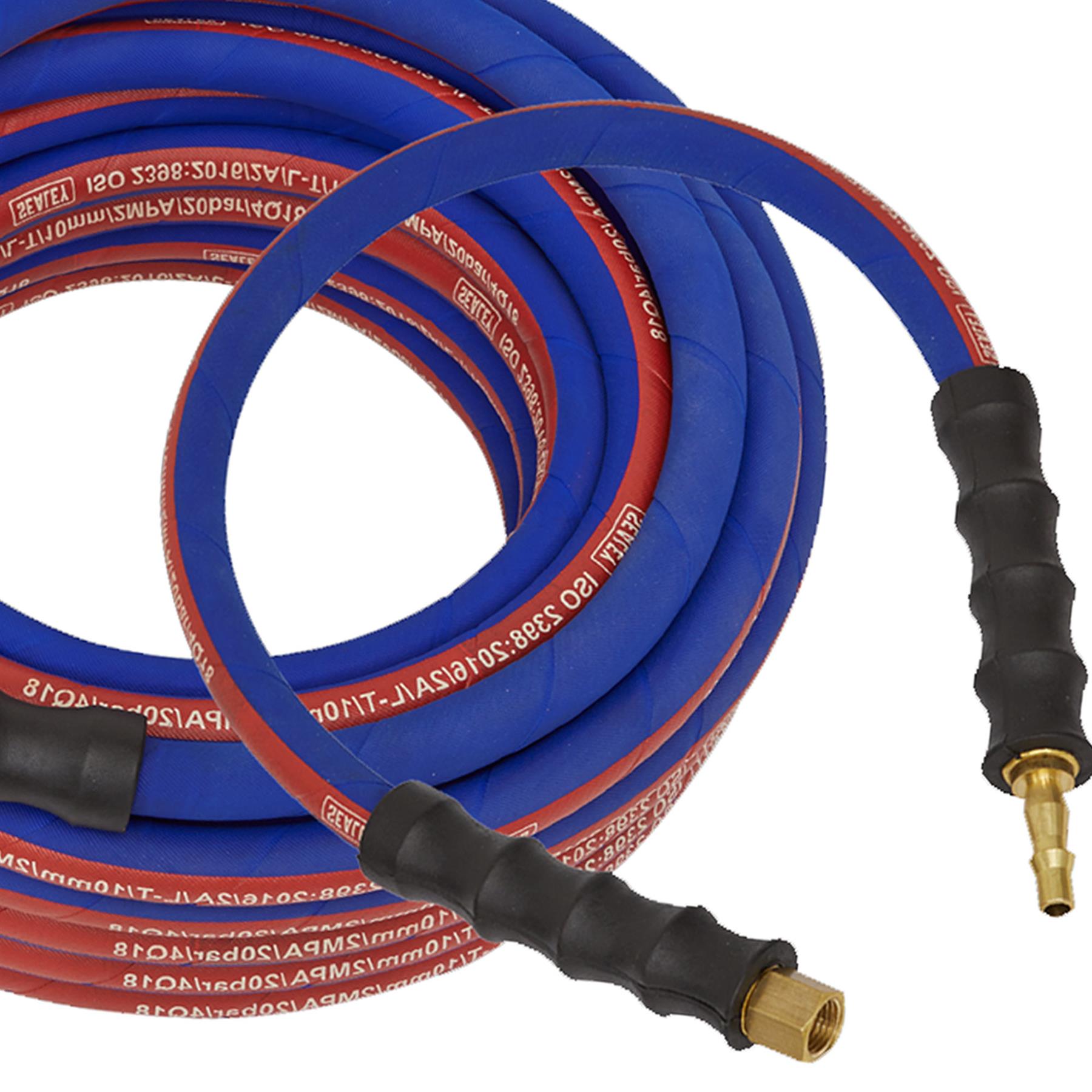 Sealey Air Hose Kit Heavy-Duty 15m x 10mm with Connectors