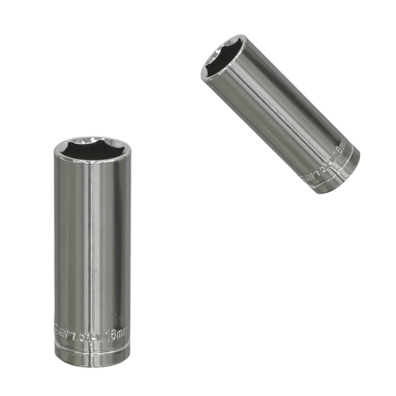 Sealey WallDrive® Socket 16mm Deep 3/8"Sq Drive