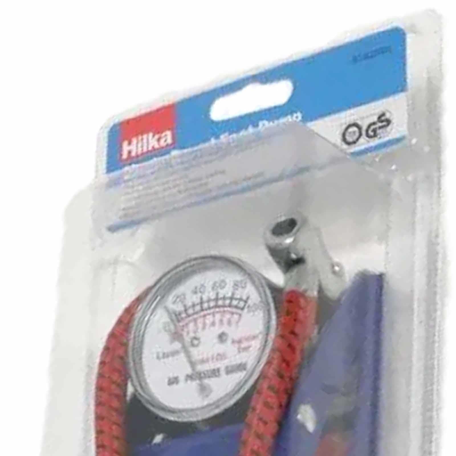 SINGLE BARREL CYLINDER AIR INFLATOR FOOT PUMP CAR VAN BICYCLE BIKE TYRE