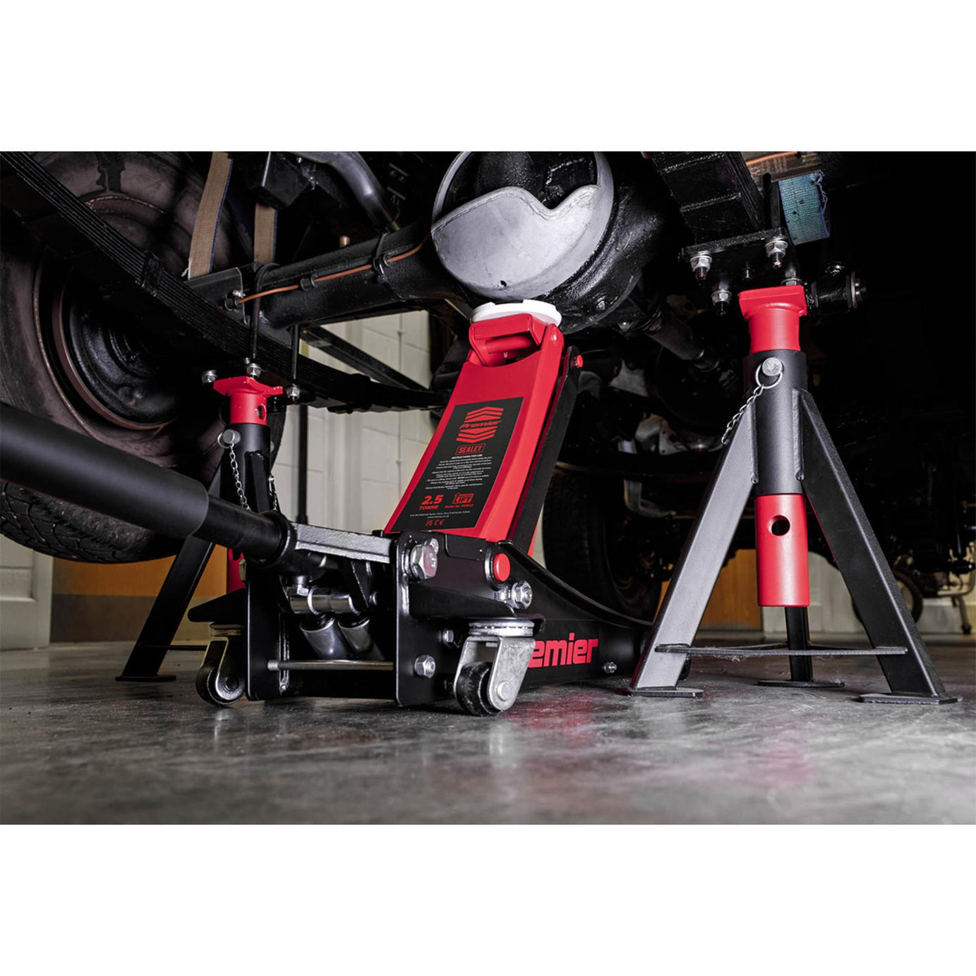 Sealey Trolley Jack 2.5tonne Low Entry Garage Workshop DIY