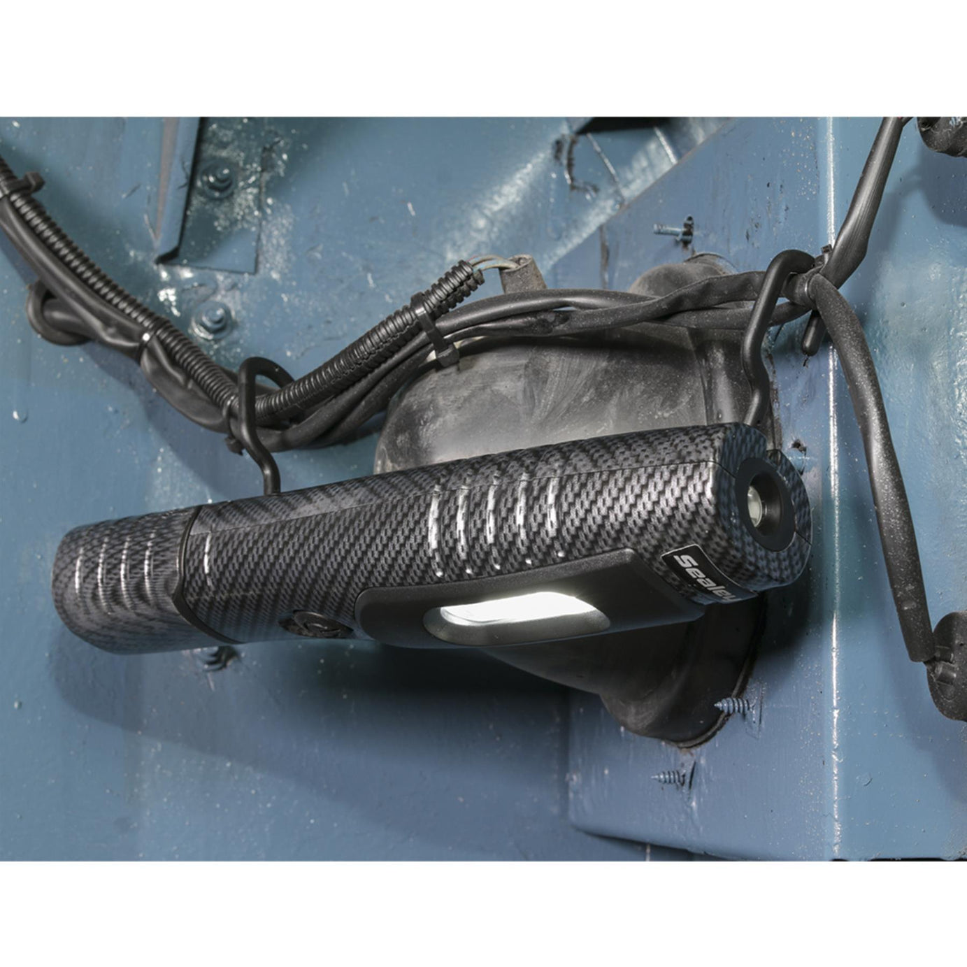 Sealey R/Charge 360 Insp Light 7 SMD & 3W SMD LED Carbon Fibre LI