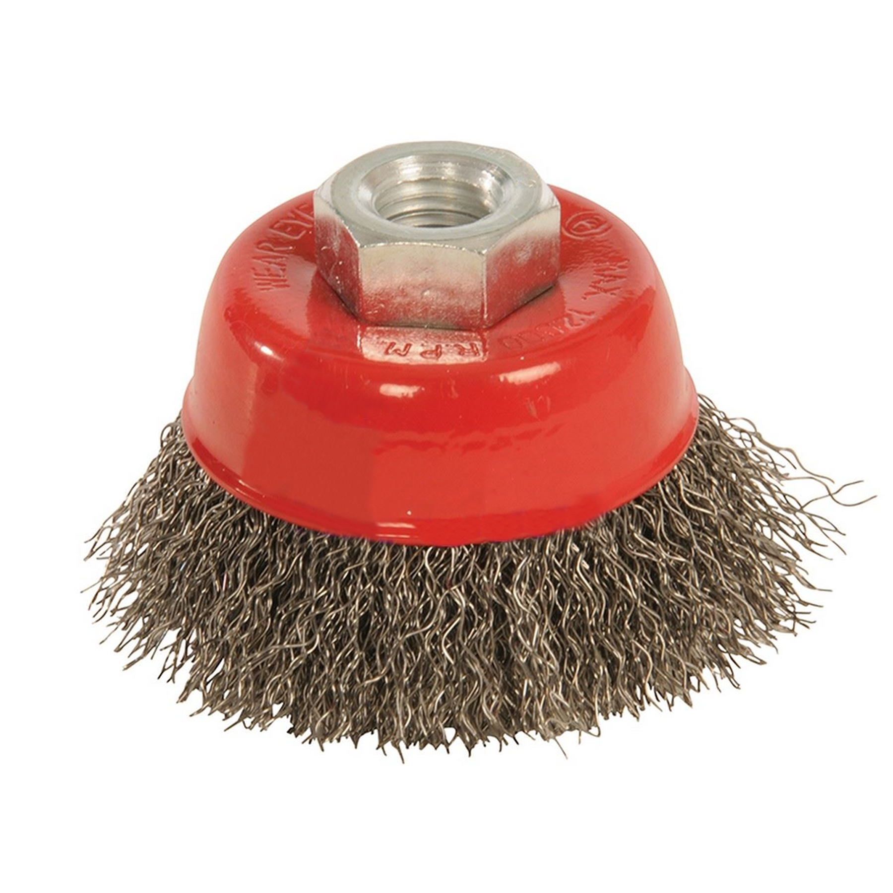 Steel Crimp Cup 65mm Wire Brush M14 Rust Removal Professional Hand Tool