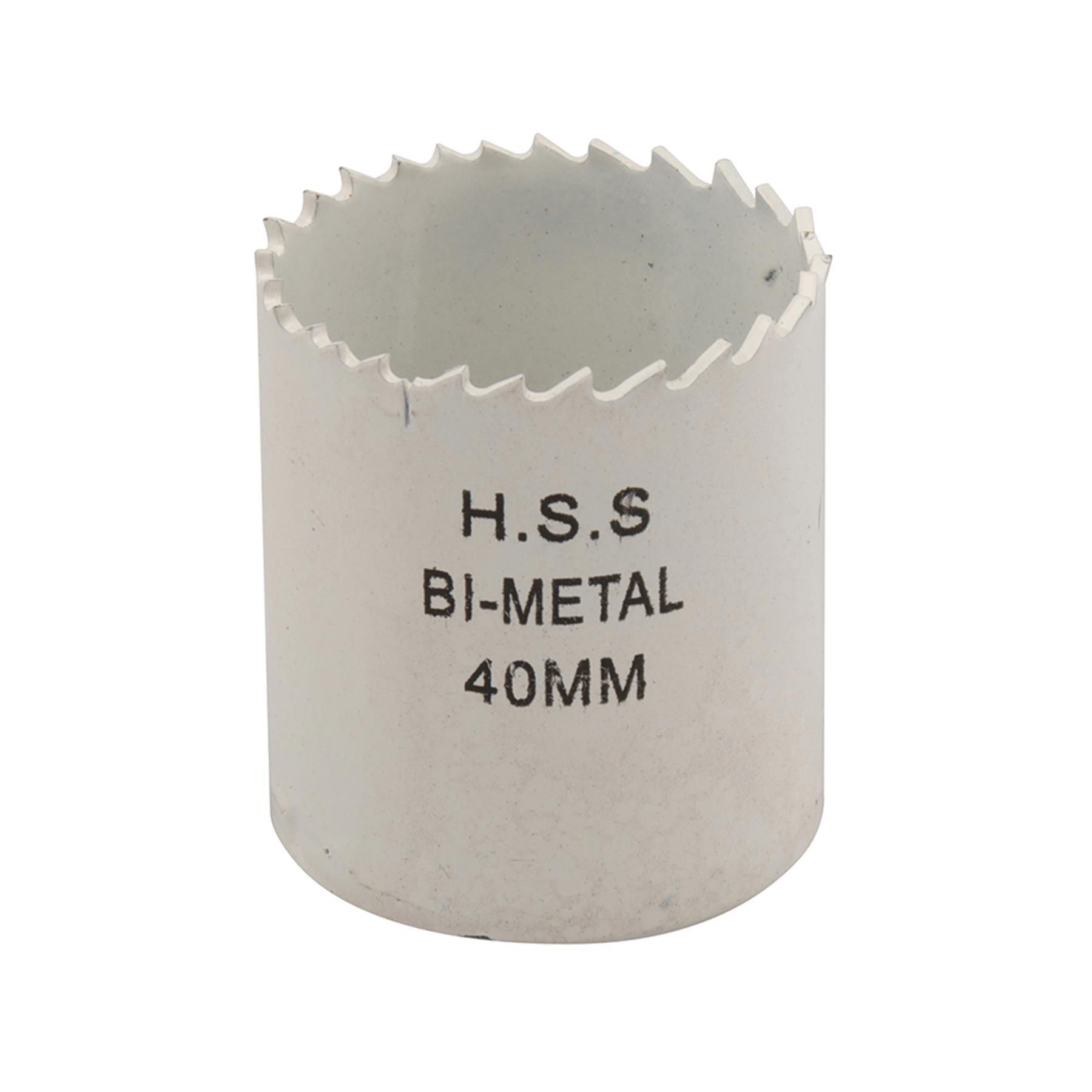 Arbor Included HoleSaw Sets HSS Bi Metal Hole saws Metal Wood Plastic 40mm
