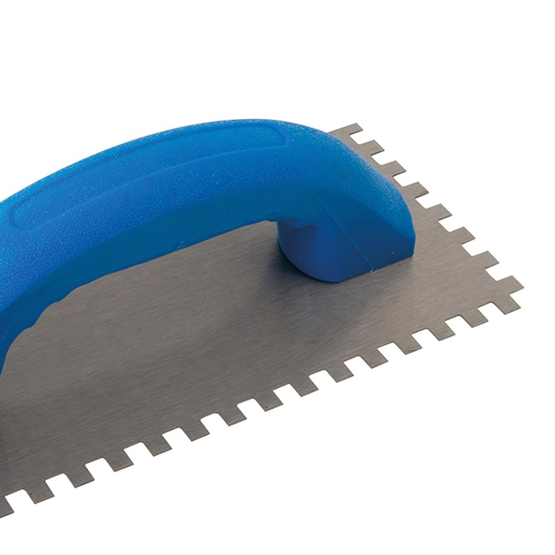 D-Handle Tool Tile Square Notch Notched Adhesive Trowel 280mm 6mm-Teeth