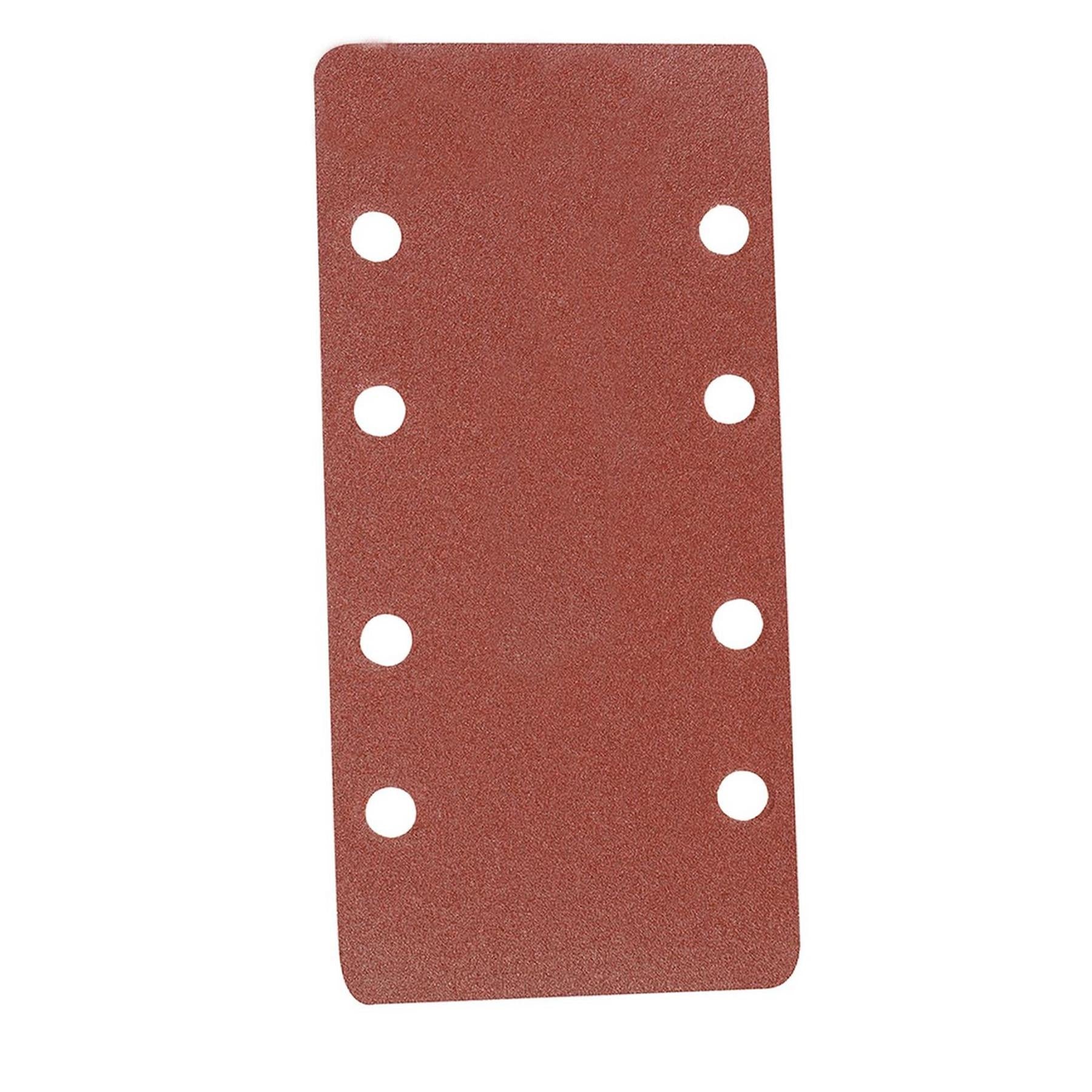 10 x 1/3 Punched Sanding Sheets, 93 x 190mm Sandpaper Pads Sander Hook and Loop 240 Grit