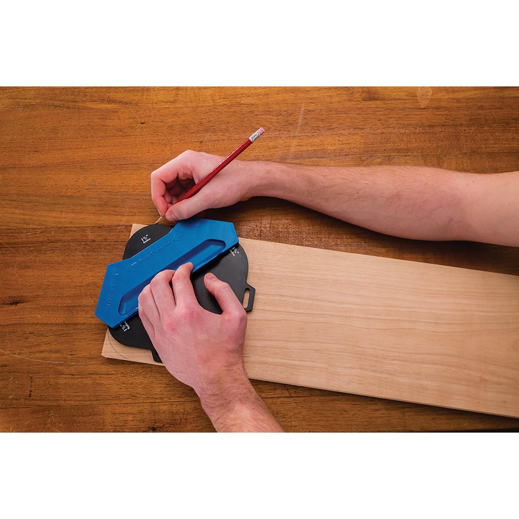 Corner Radius Routing Templates 4 Pc With Rubber Strips 3 - 25mm (1/8 - 1) Radii