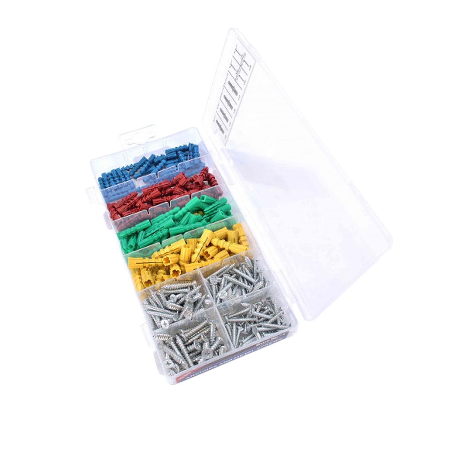 BlueSpot 285Pce Wall Plugs Assorted with Screws Rawlplugs and Fixings Set