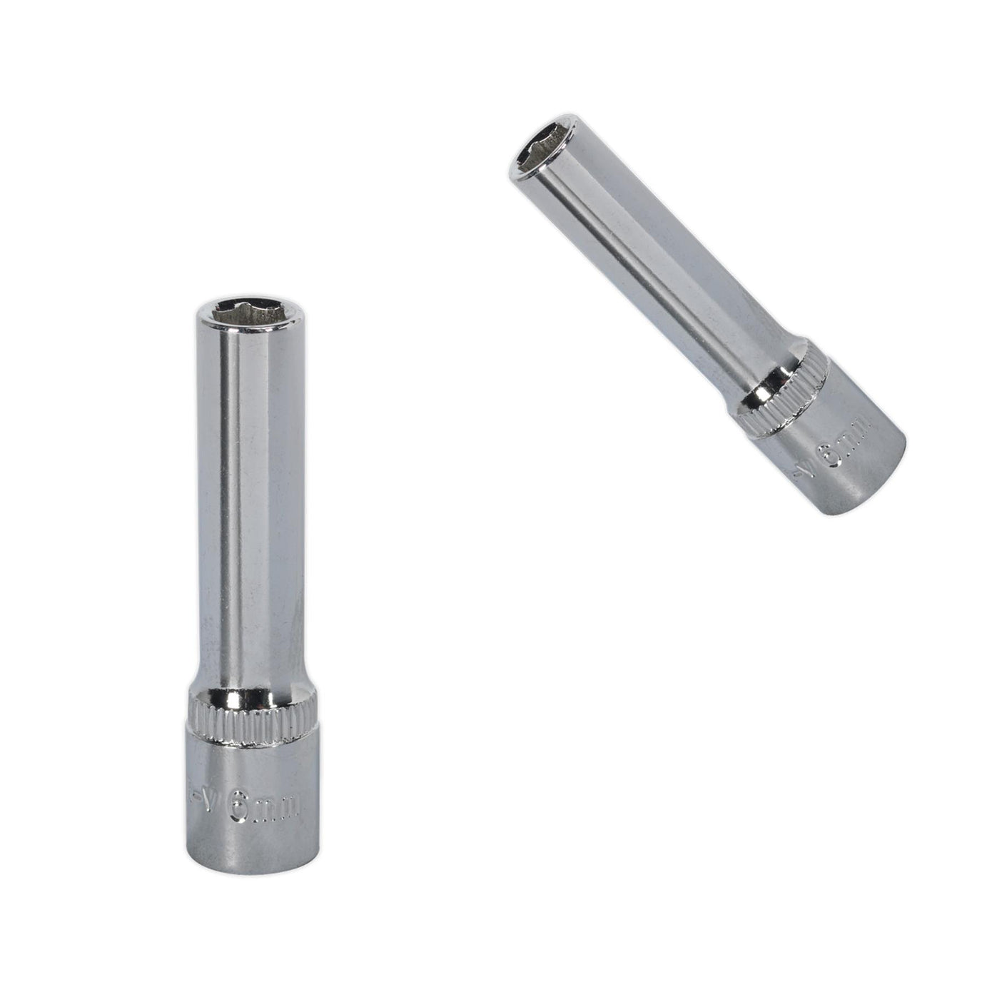 Sealey WallDrive Socket 6mm Deep 1/4"Sq Drive Fully Polished