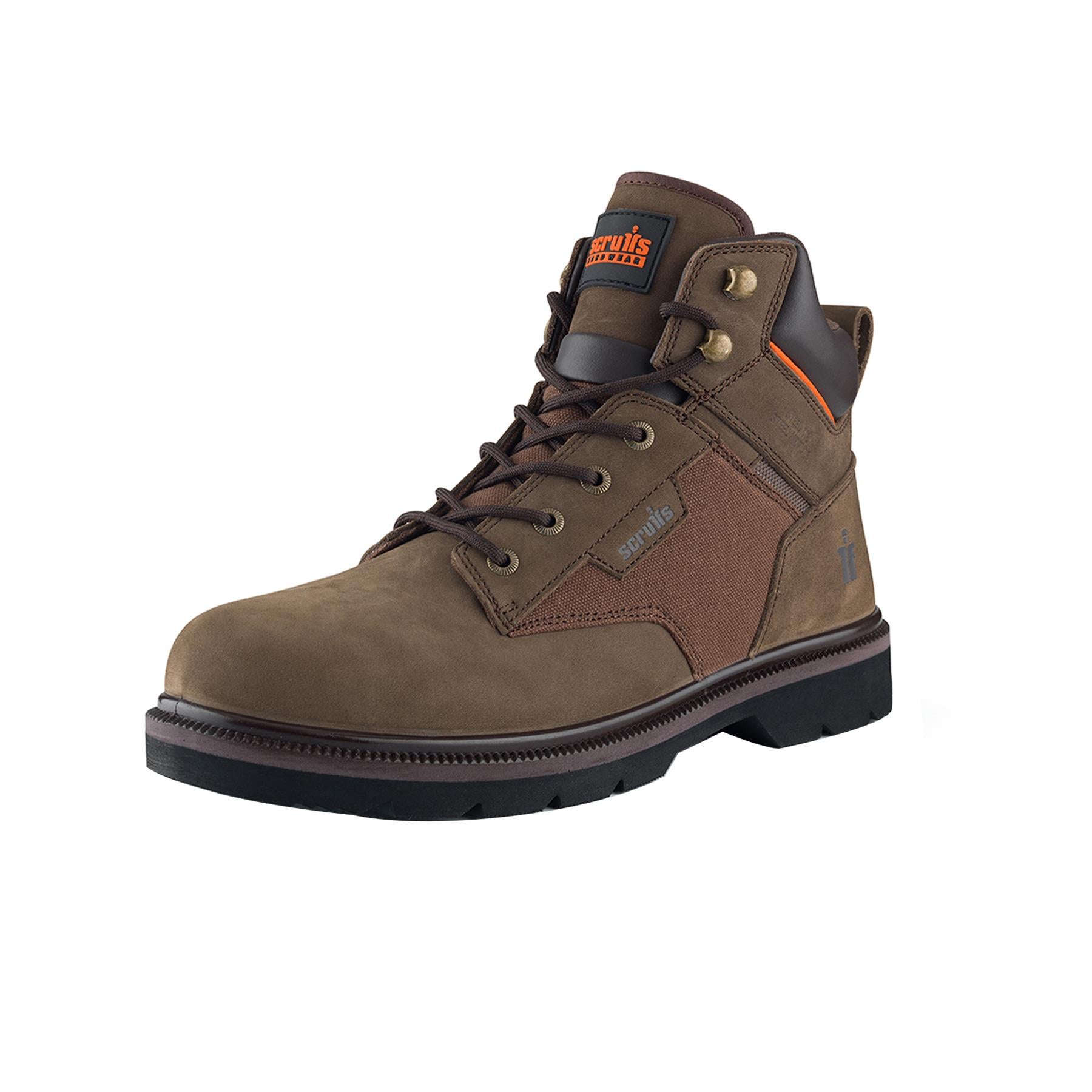 Scruffs Twister 6 Safety Boots Tan Size 12 / 47 Slip-Resistant