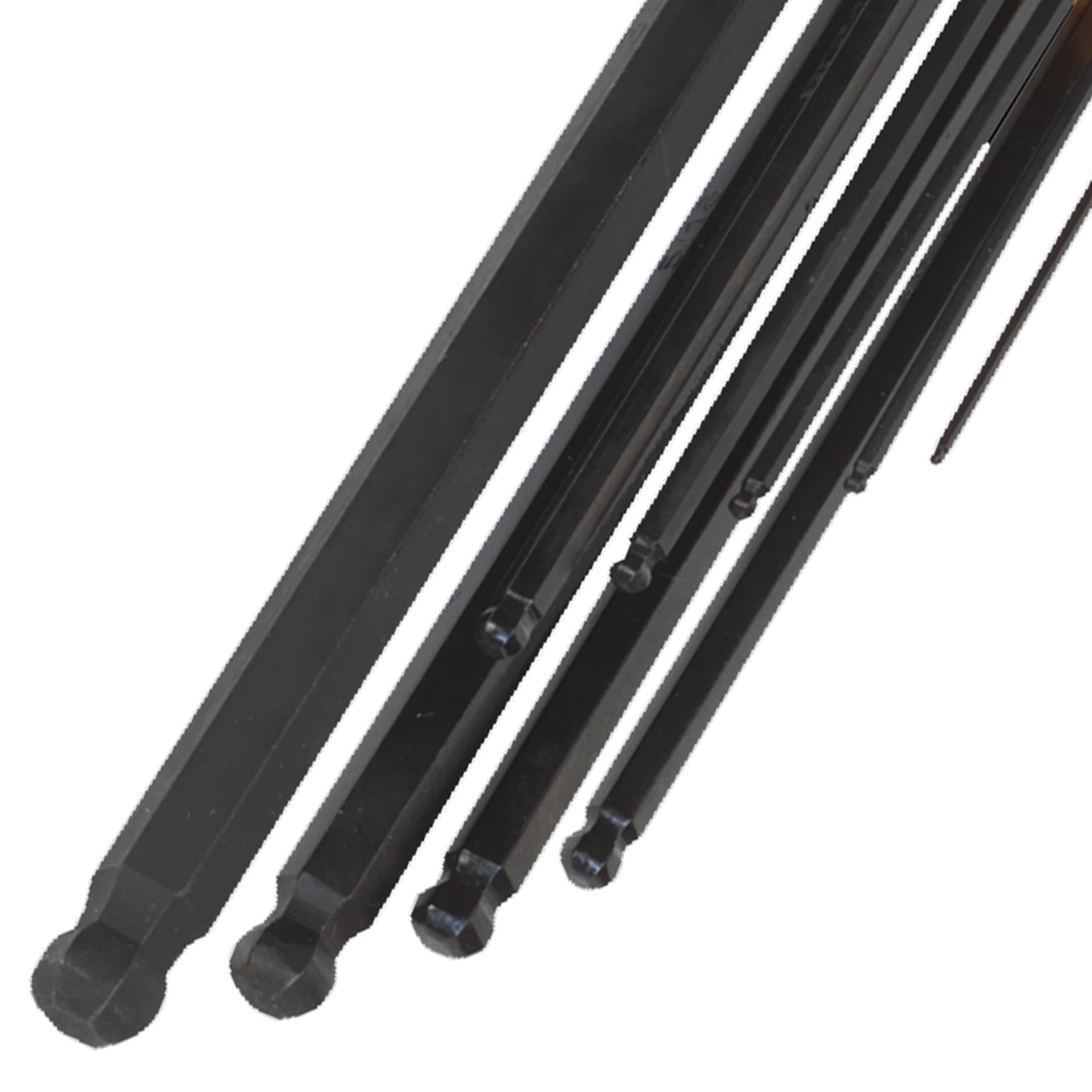 Sealey Ball-End Hex Key Set 9pc Extra-Long Imperial