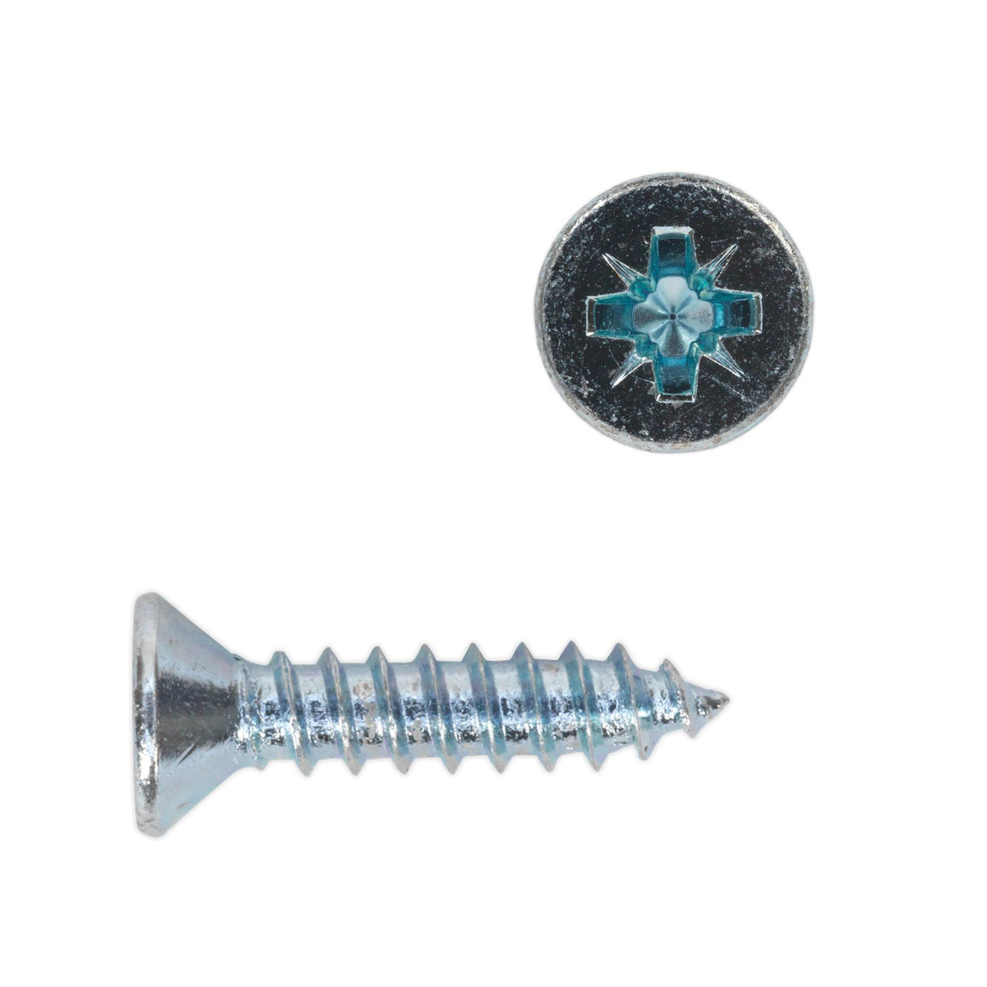 Sealey Self Tapping Screw 3.5 x 16mm Countersunk Pozi Pk of 100