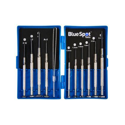 Blue Spot 11 PCE Precision Screwdrivers With Tweezers