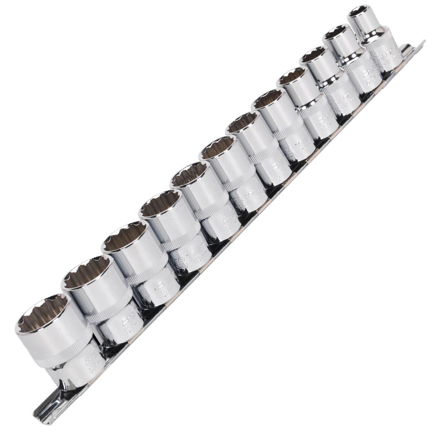 Sealey Socket Set 12pc 1/2"Sq Drive 12pt WallDrive Metric