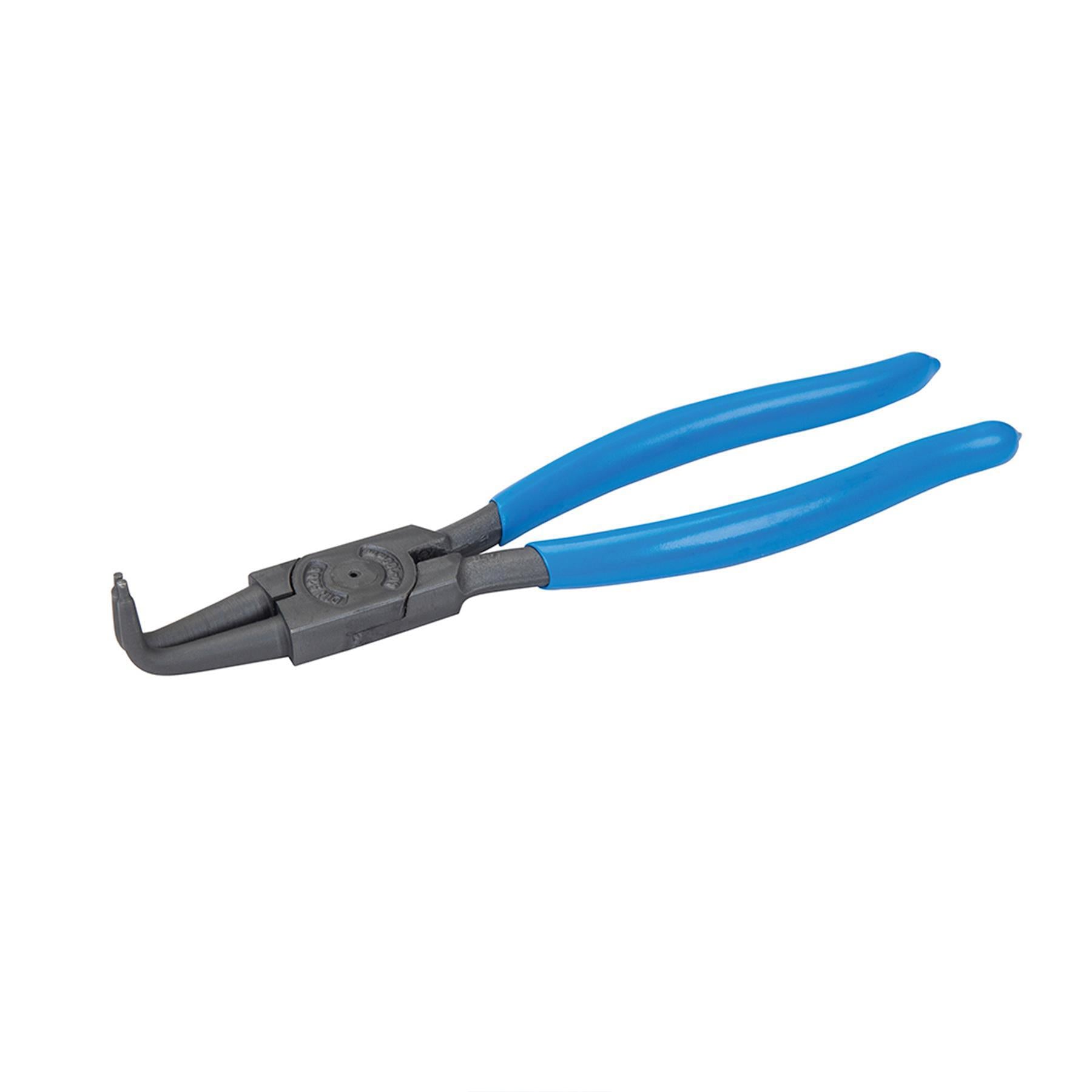 King Dick Inside Circlip Pliers Bent Soft Grip Handles 200mm