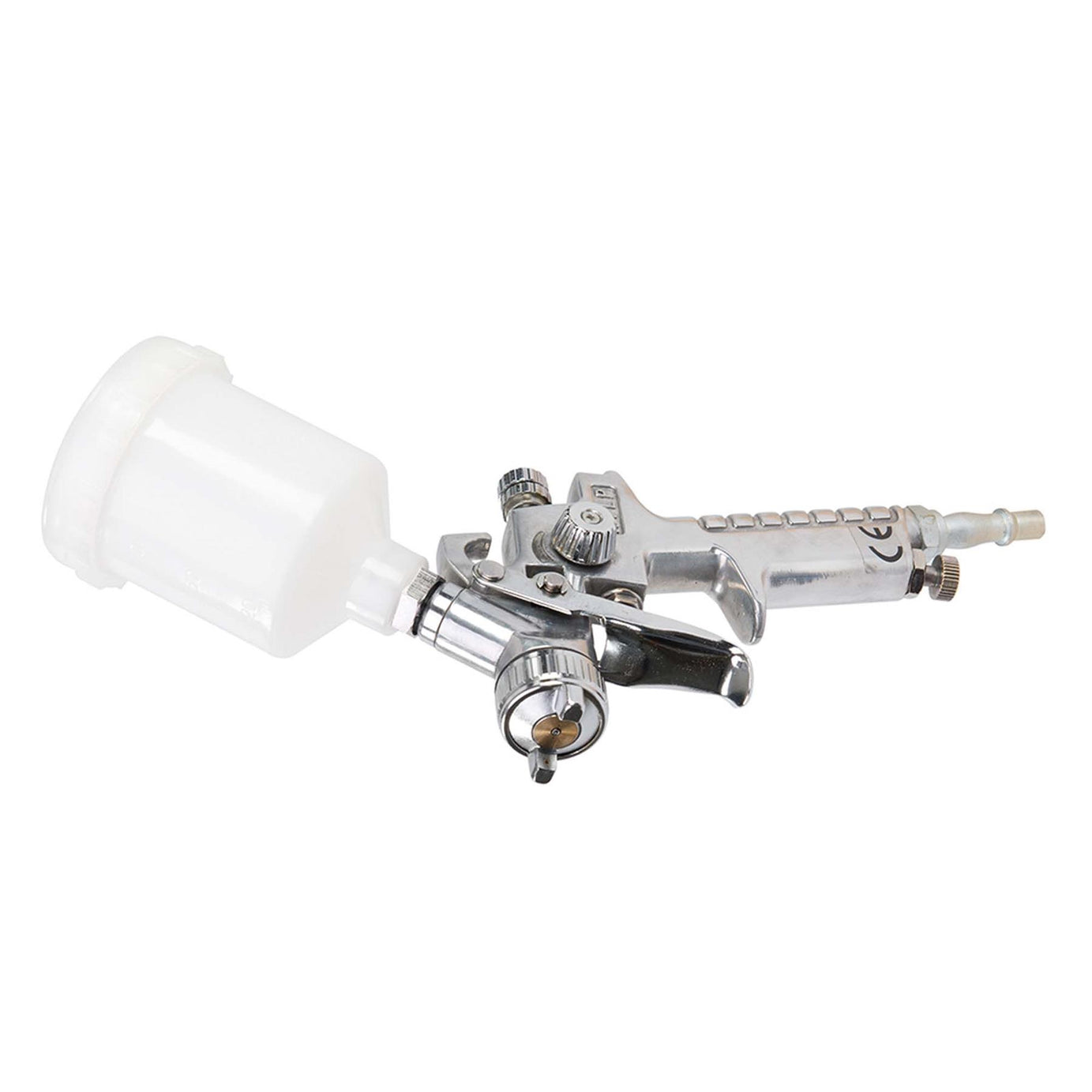 Gravity Feed Hvlp Spray Gun 100ml High Atomisation With Low Nozzle Air Pressure