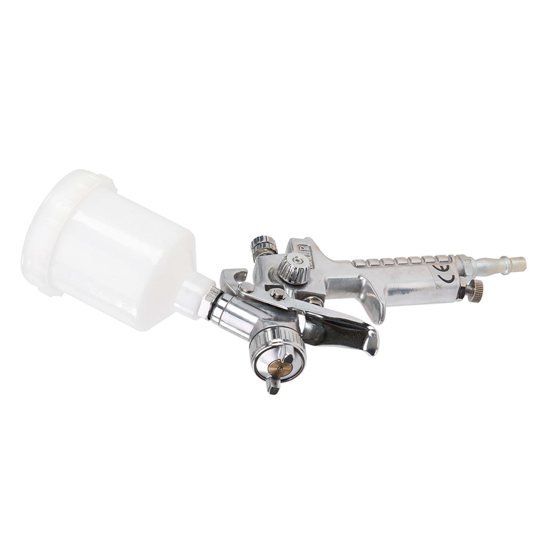 Gravity Feed Hvlp Spray Gun 100ml High Atomisation With Low Nozzle Air Pressure