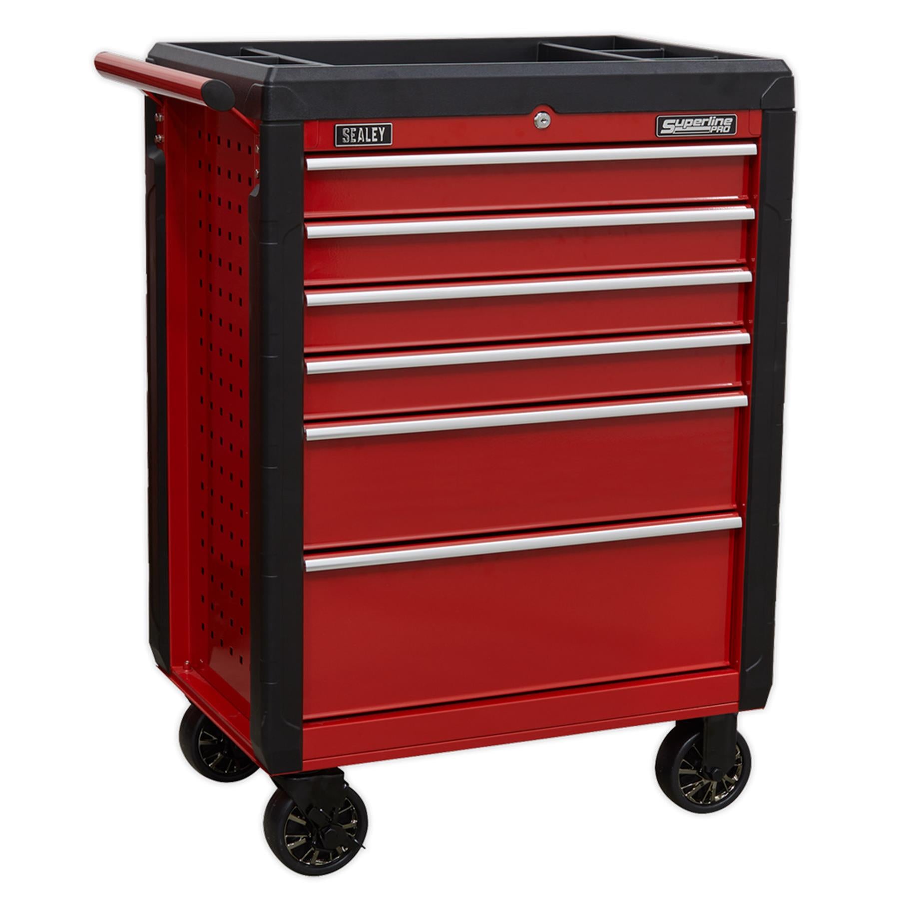 Sealey Rollcab 6 Drawer with Ball Bearing Slides Red AP3406