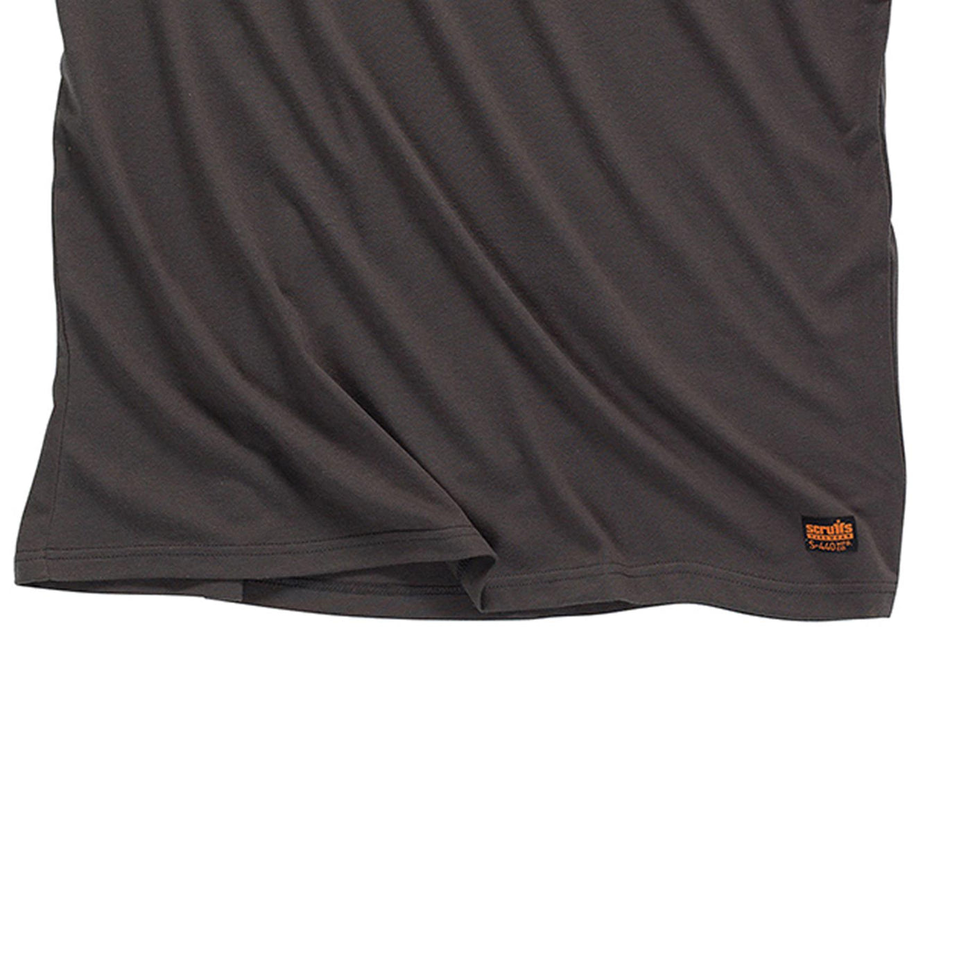 Scruffs Crew Neck T Shirt Short Sleeve Workwear Work Top Graphite Grey L