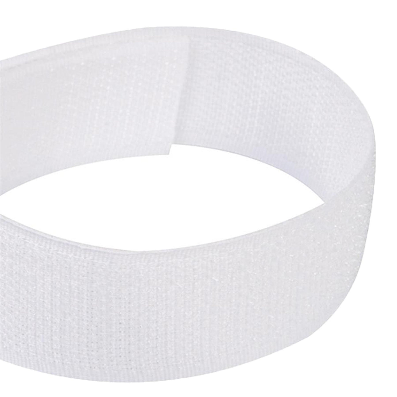 5 x Hook and Loop 300mm White Nylon strap strapping Cable Ties with buckle Band luggage Strap