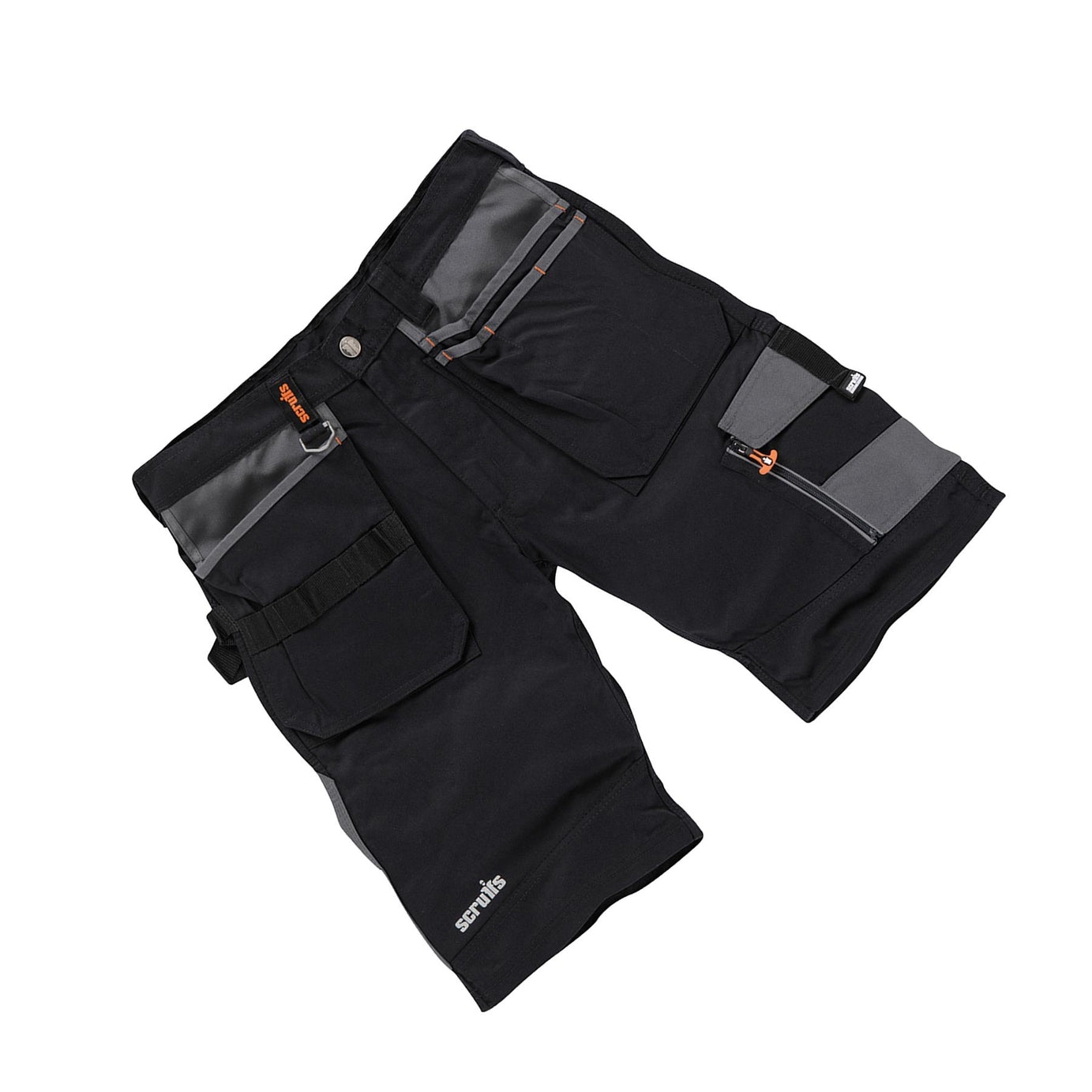 Trade Short Black Size 40" W Ykk Zipped Fly. 65% Polyester, 35% Cotton, 250gsm.
