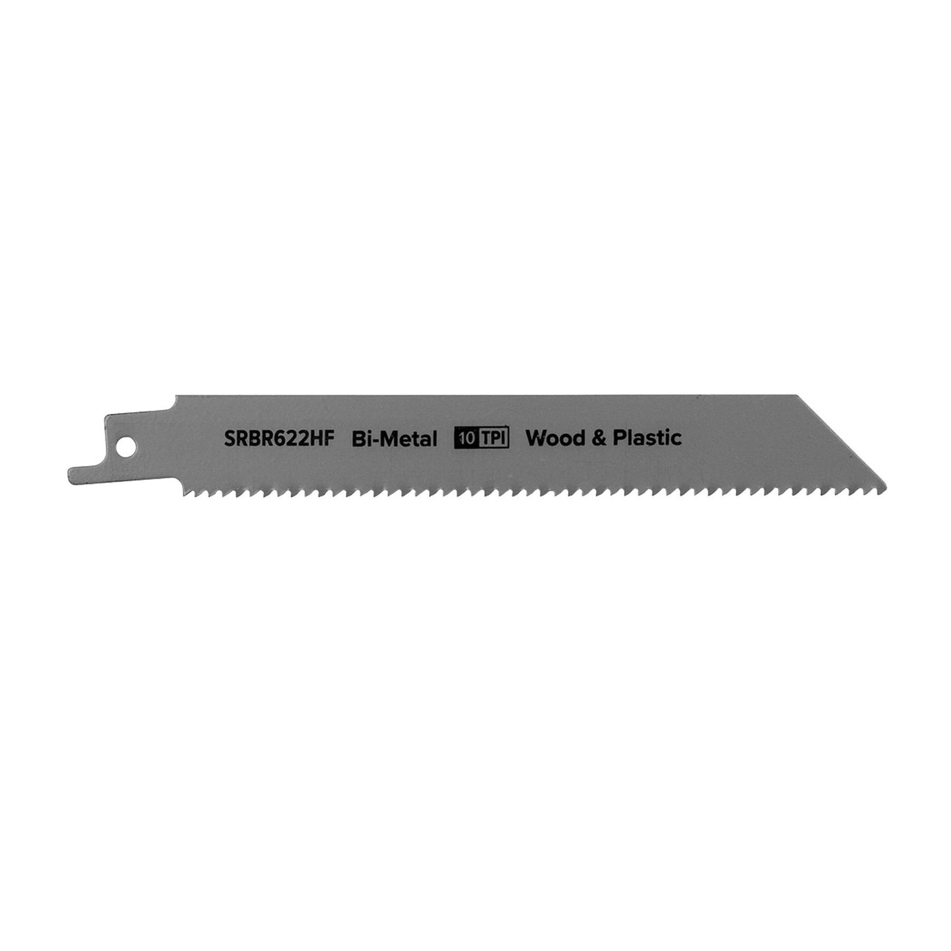 Sealey Reciprocating Saw Blade Wood & Plastics 150mm 10tpi - Pack of 5