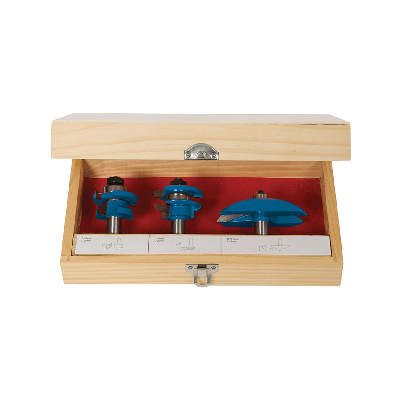 1/2" Inch Shank TCT Panel Door Bit Set 3pce Router Cutting Bits DIY Tools