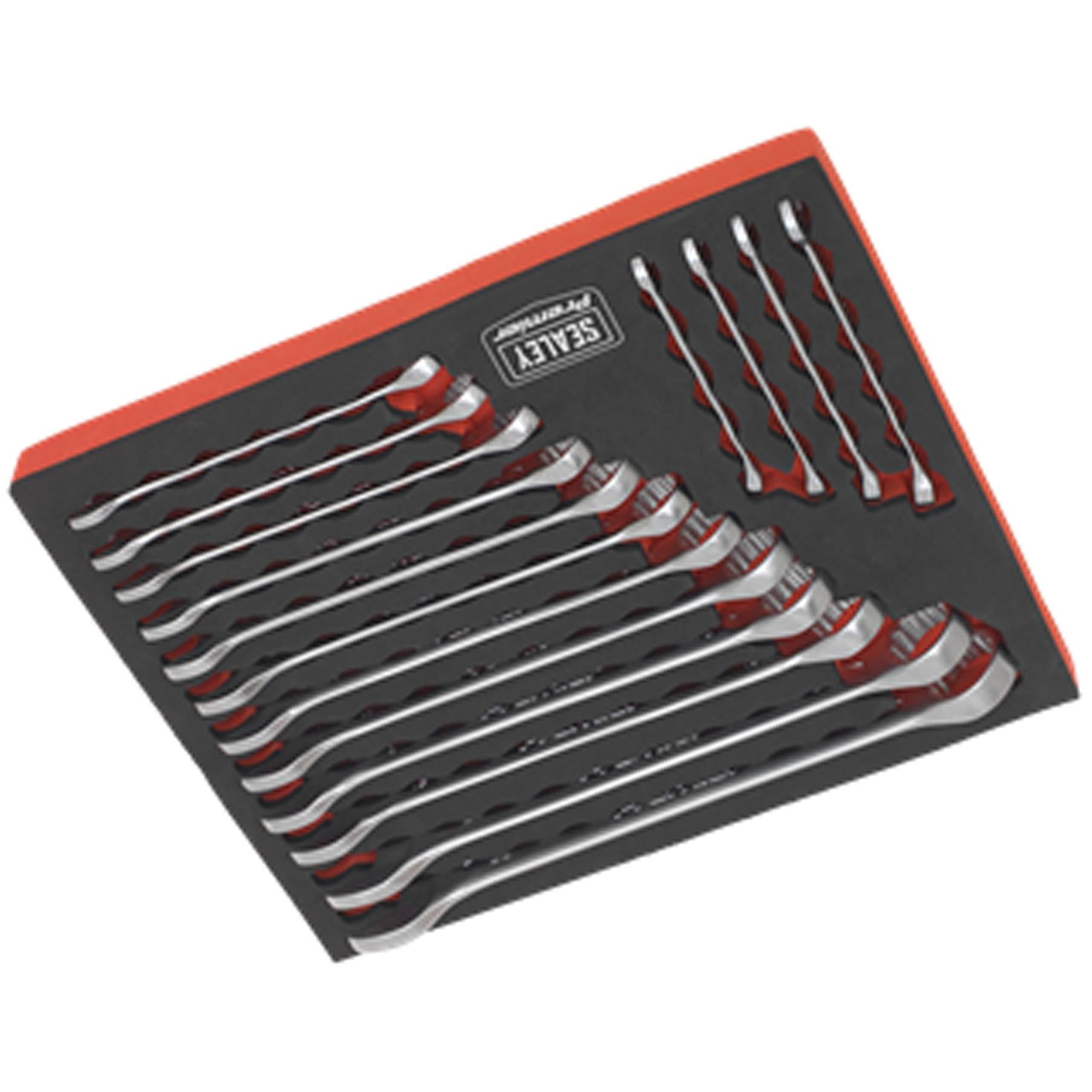 Sealey Combination Spanner Set 16pc Metric