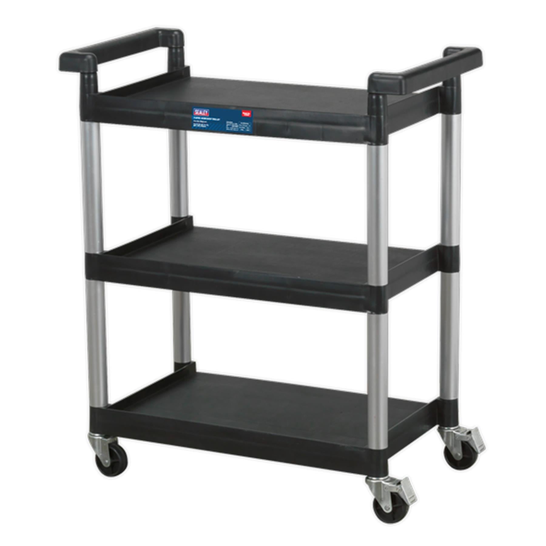 Sealey Workshop Trolley 3-Level - 3 Wall