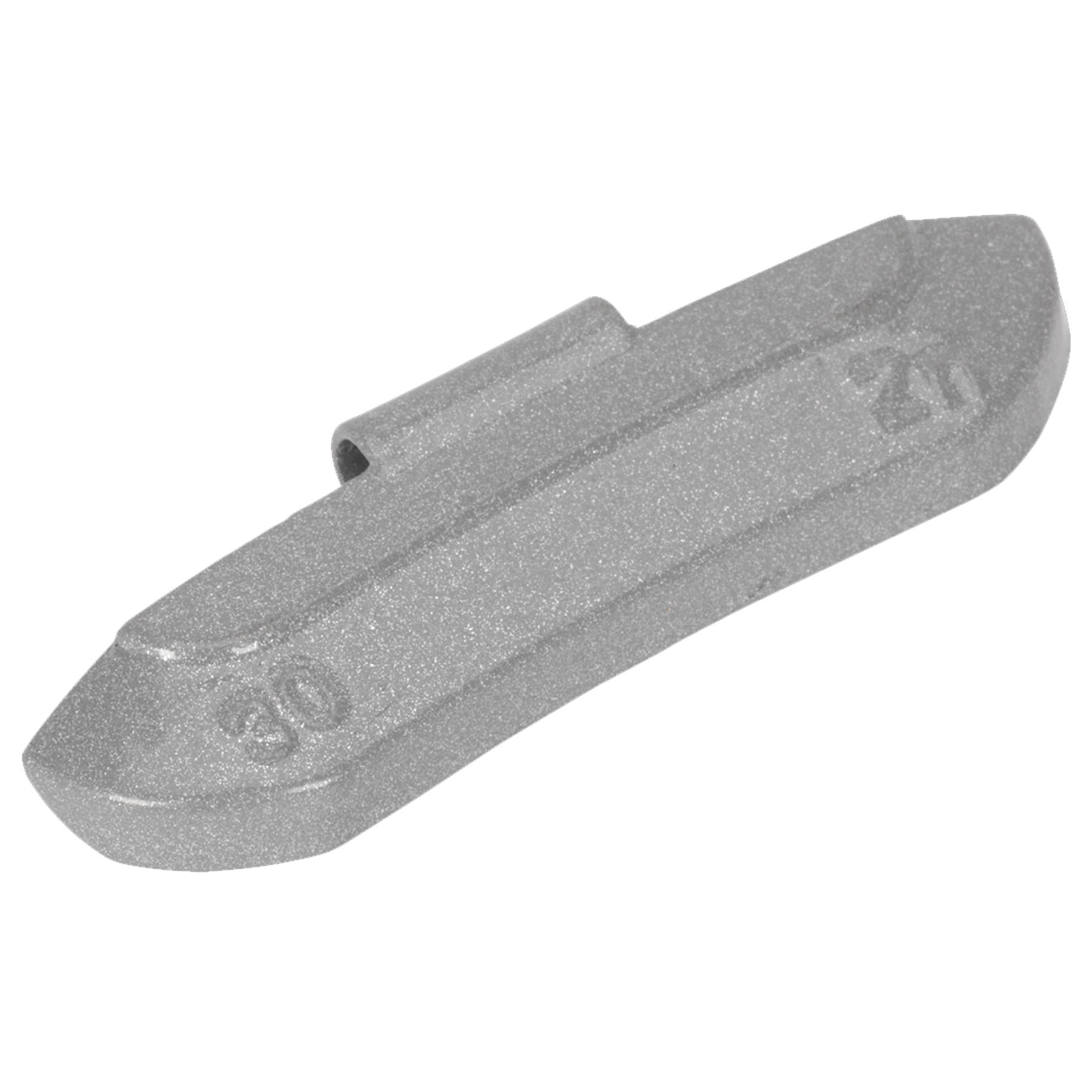 Wheel Weight 30g Hammer-On Zinc for Steel Wheels Pack of 100 Sealey