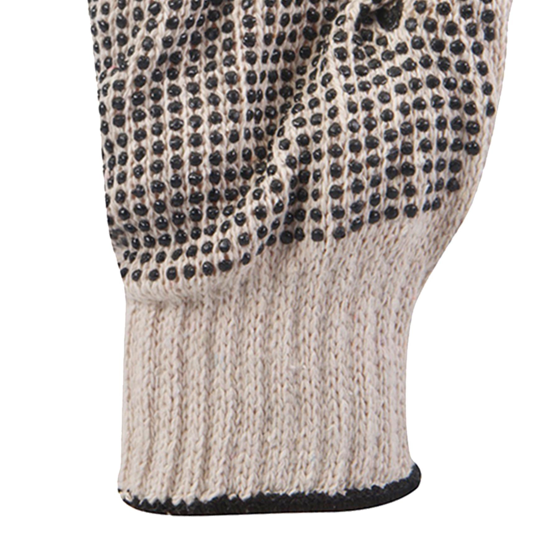 5 X Double-Sided Dot Gloves Comfortable PVC Dot Coat Construction General Use