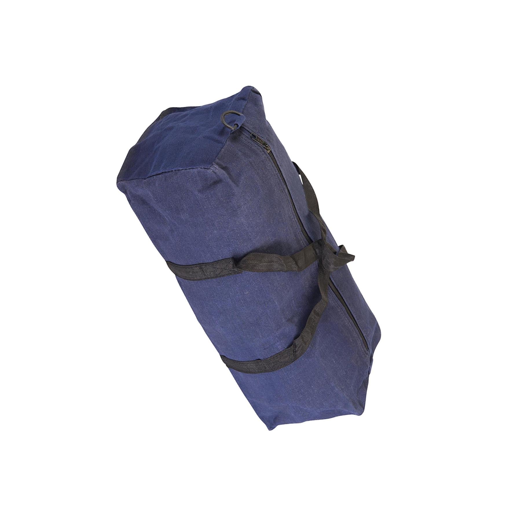 Heavy Duty Cotton Canvas Tool Bag Strong Handles Zip 3 Sizes 460mm