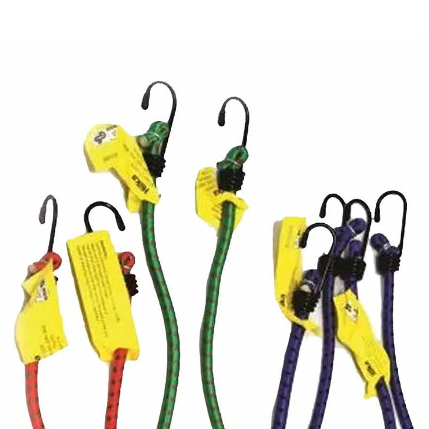 8mm Mixed Bungee Straps Set