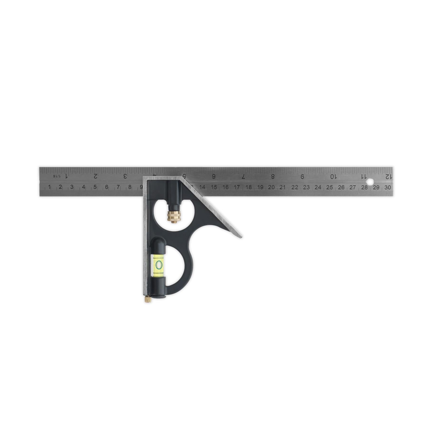 Sealey Combination Square 300mm High Quality Stainless Steel Blade