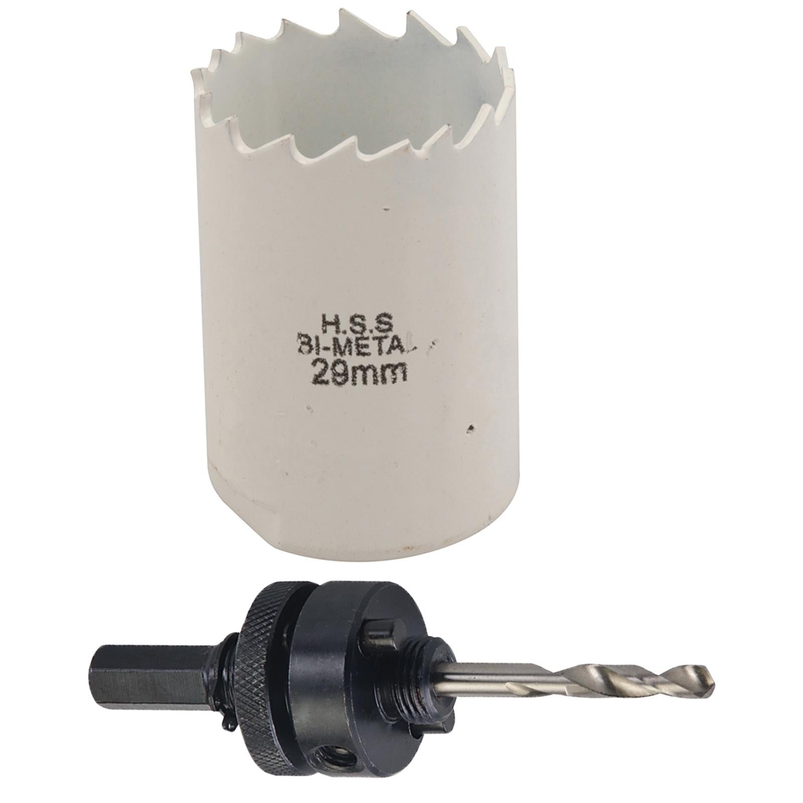 Arbor Included HoleSaw Sets HSS Bi Metal Hole saws Metal Wood Plastic 29mm