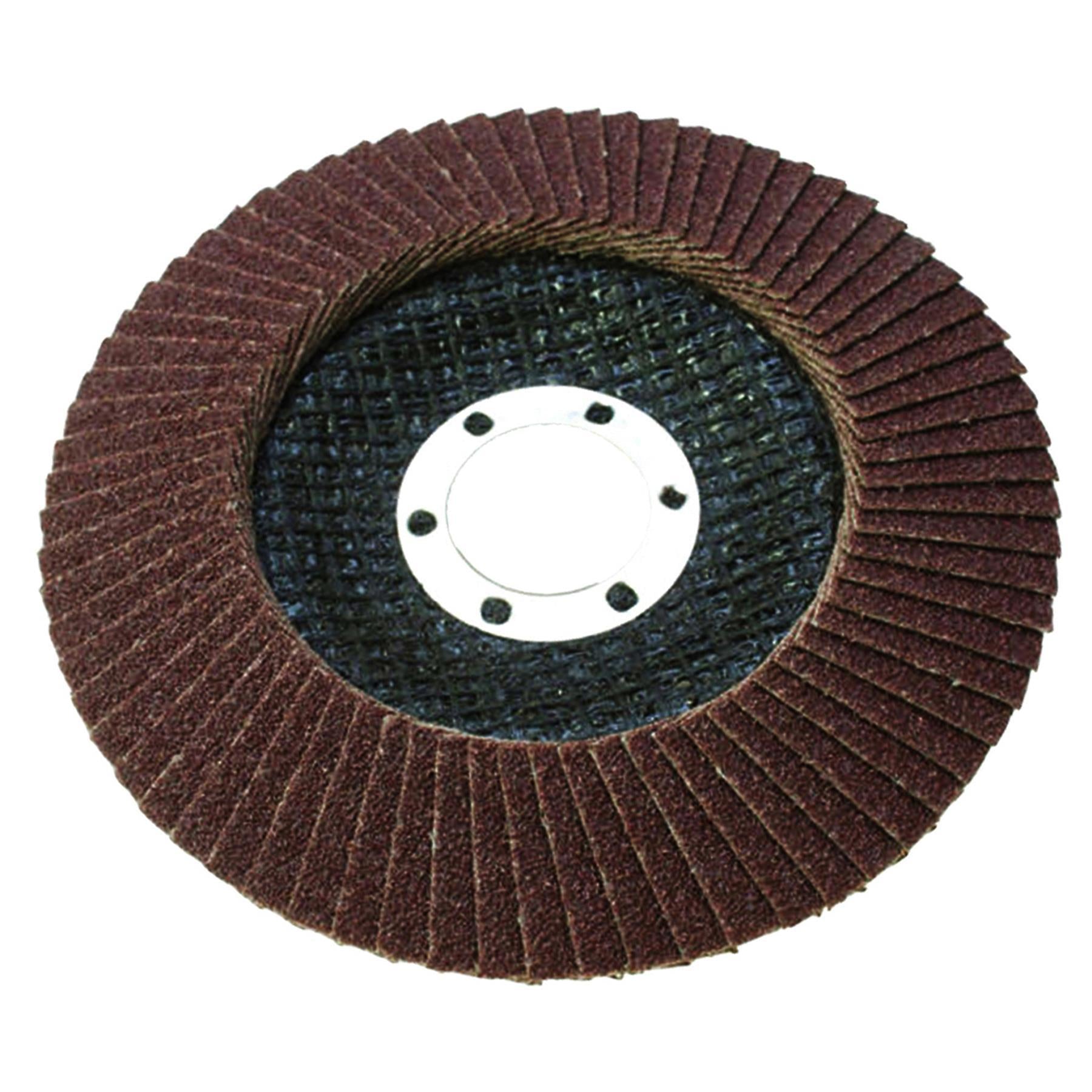 Aluminium Oxide Flap Disc 125mm Sanding DIY 60 Grit Heavy Duty Aluminium